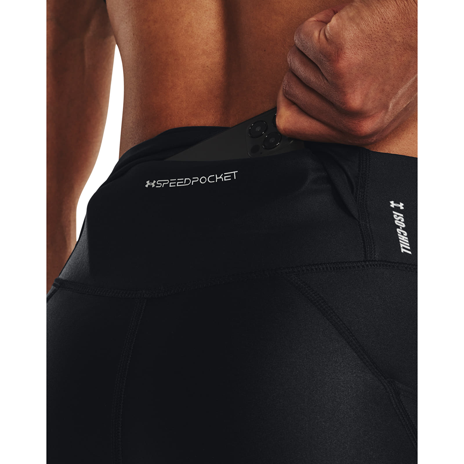 Hosen Under Armour Fly Fast Elite Isochill Tgt Black