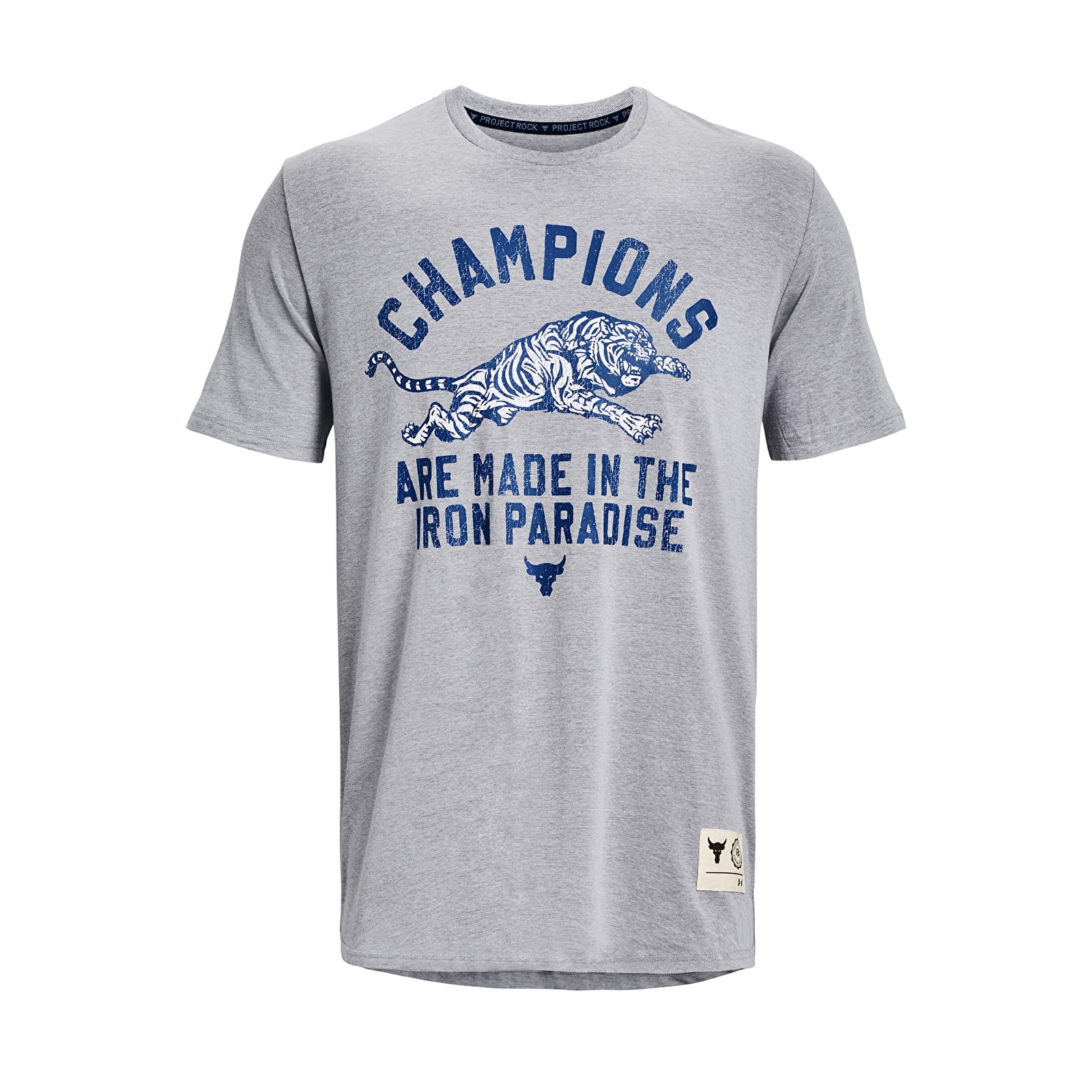 Magliette Under Armour Project Rock Champ Ss Gray