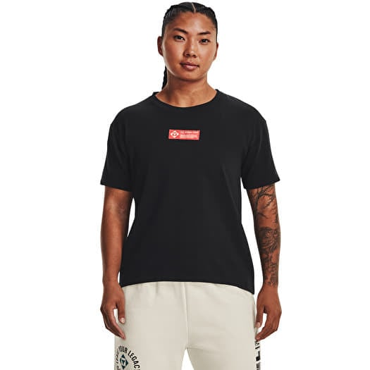 T-shirt Under Armour Project Rock Globe Ss Black