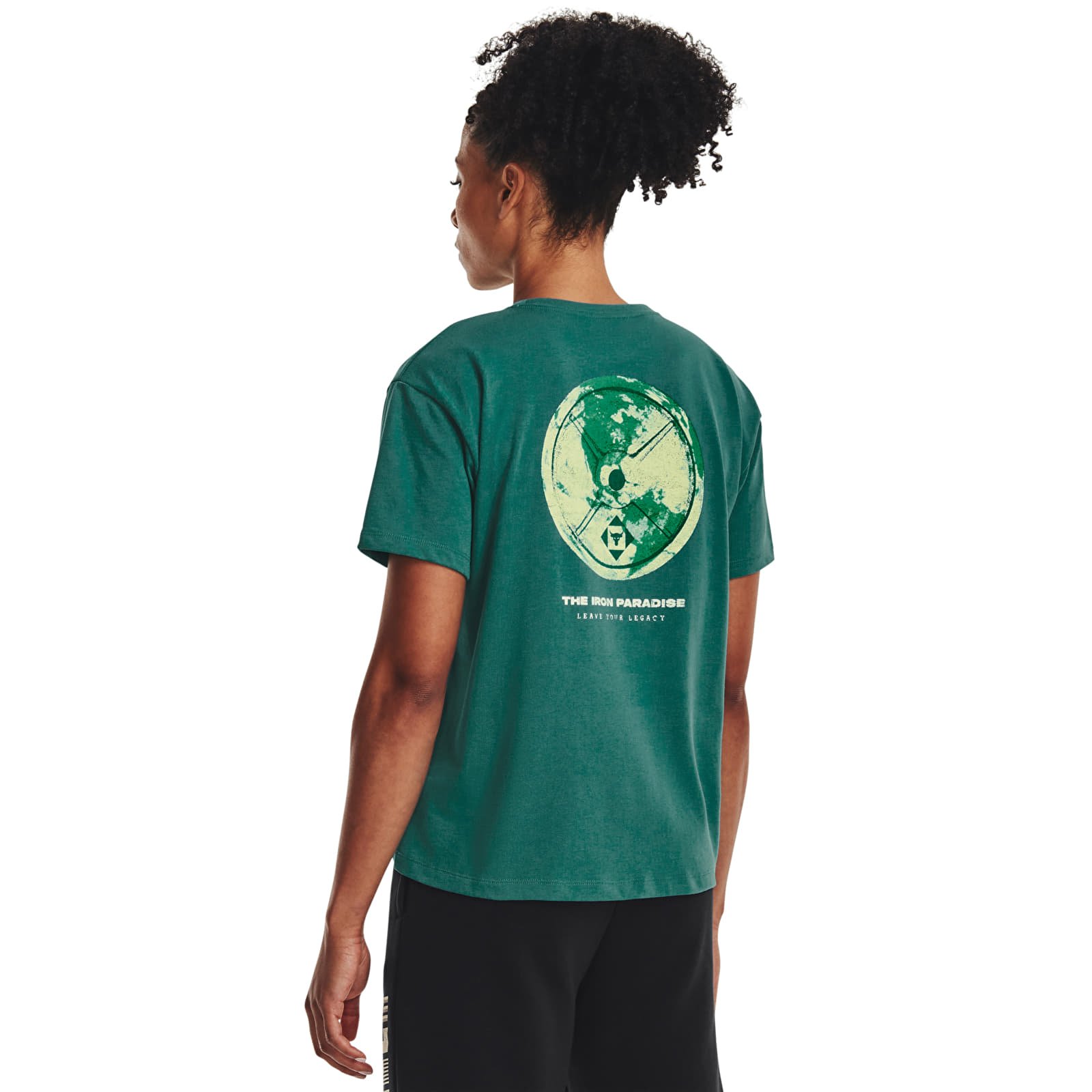 T-särgid Under Armour Project Rock Globe Ss Green