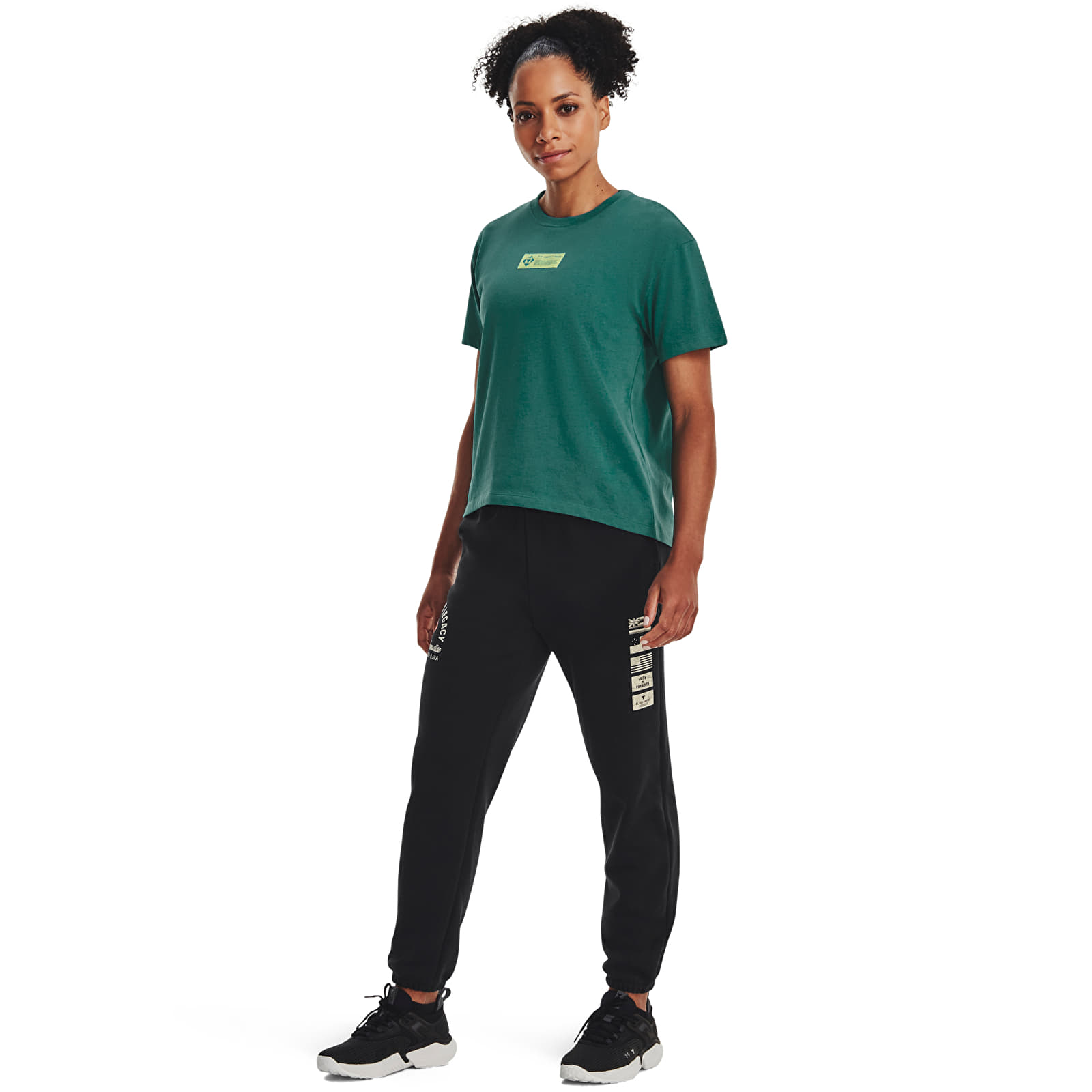 T-särgid Under Armour Project Rock Globe Ss Green