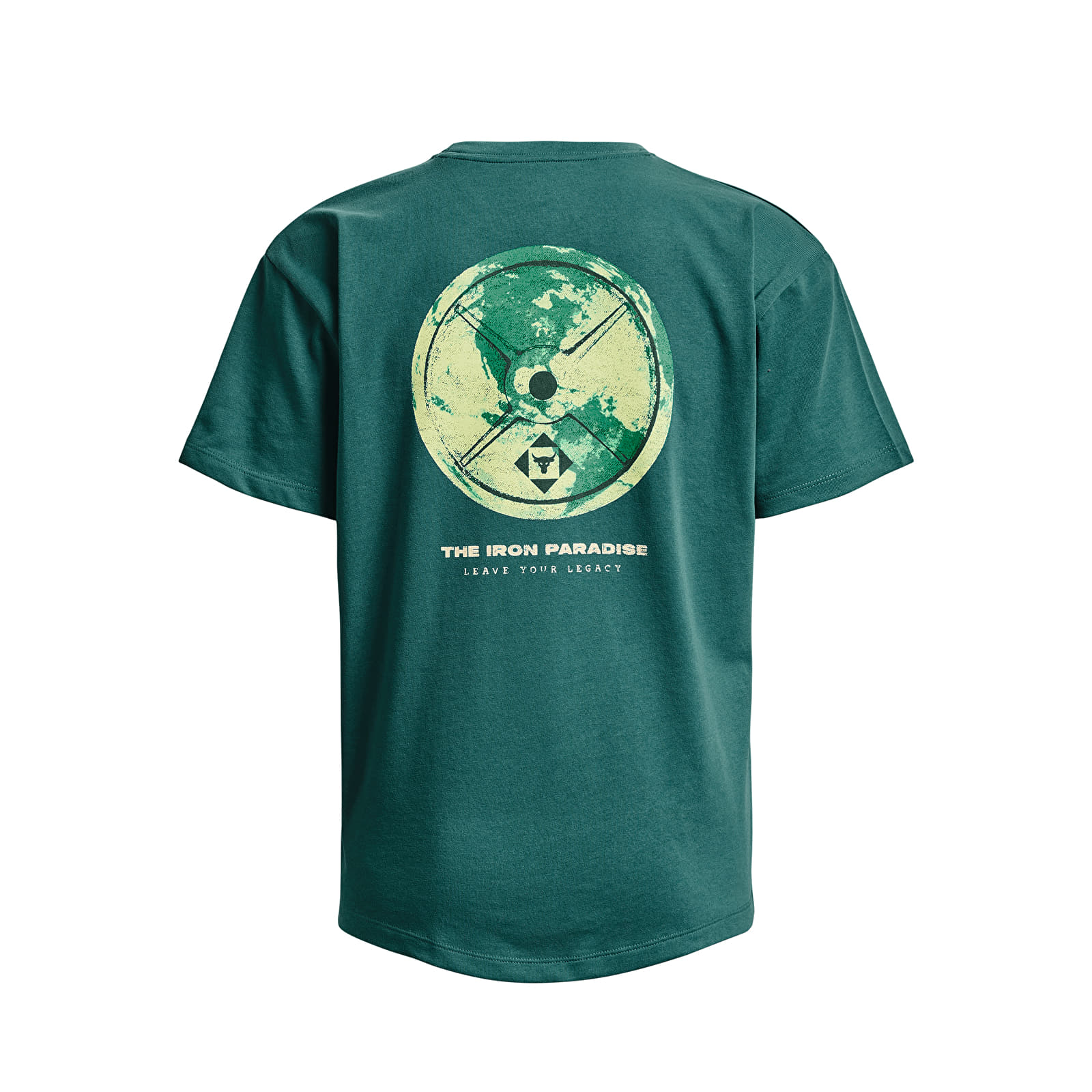 T-särgid Under Armour Project Rock Globe Ss Green