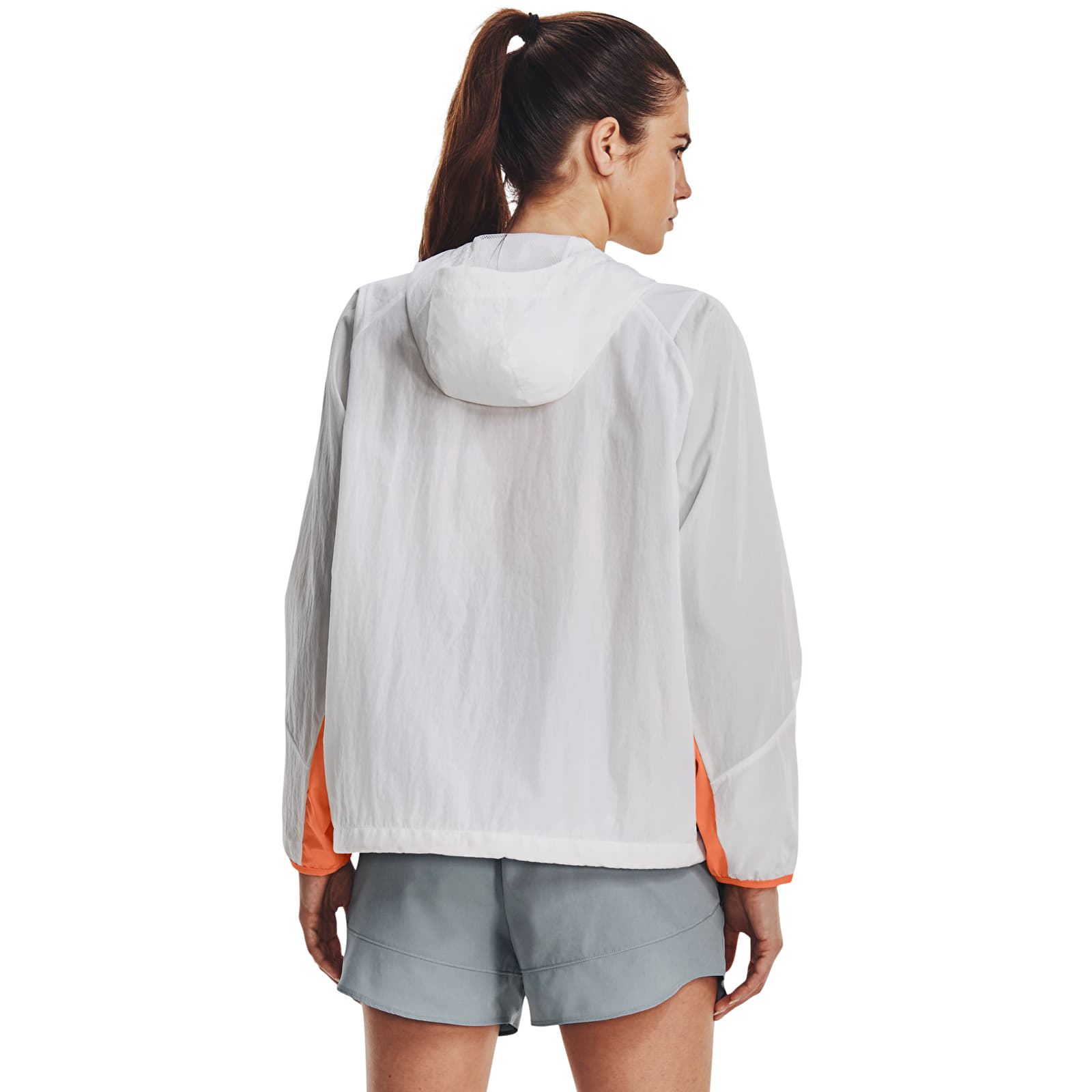 Chaquetas Under Armour Rush Woven Anorak White