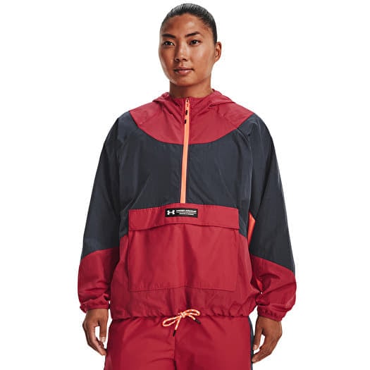 Jachetă Under Armour Rush Woven Anorak Red