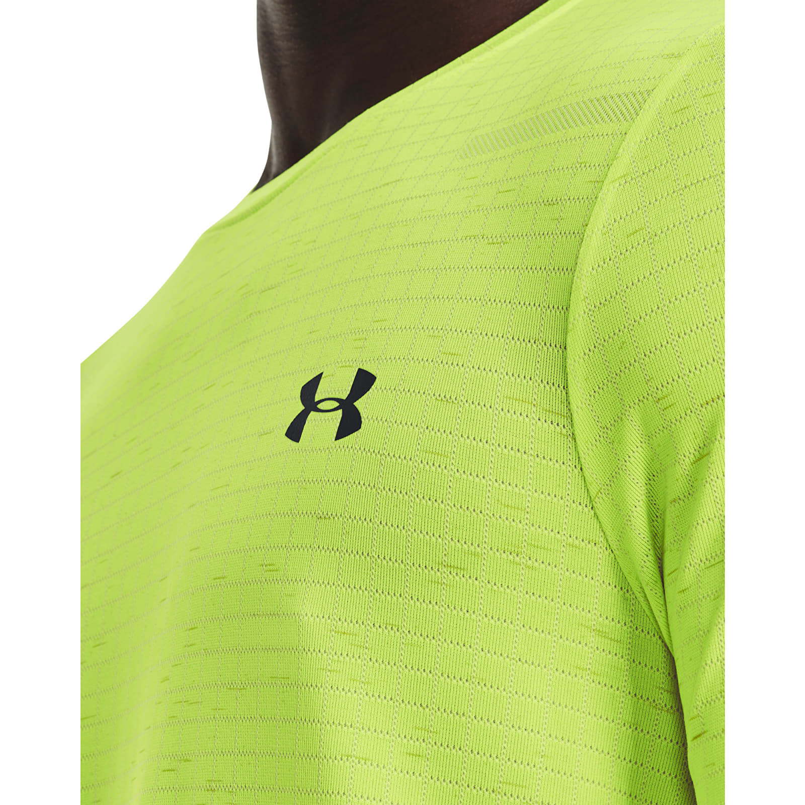 Trička Under Armour Seamless Grid Ss Green