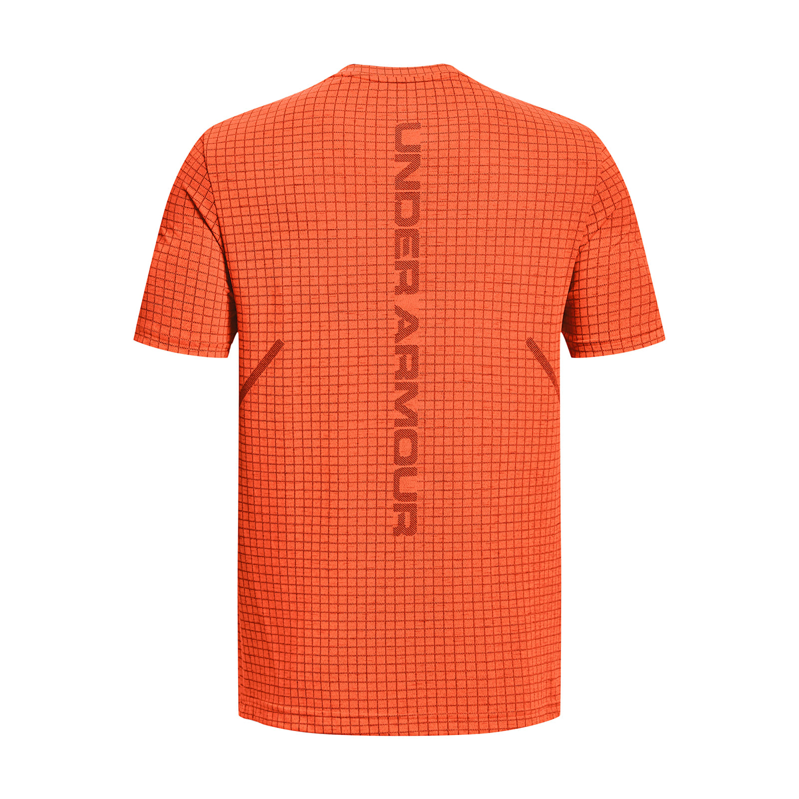 Camisetas Under Armour Seamless Grid Ss Orange