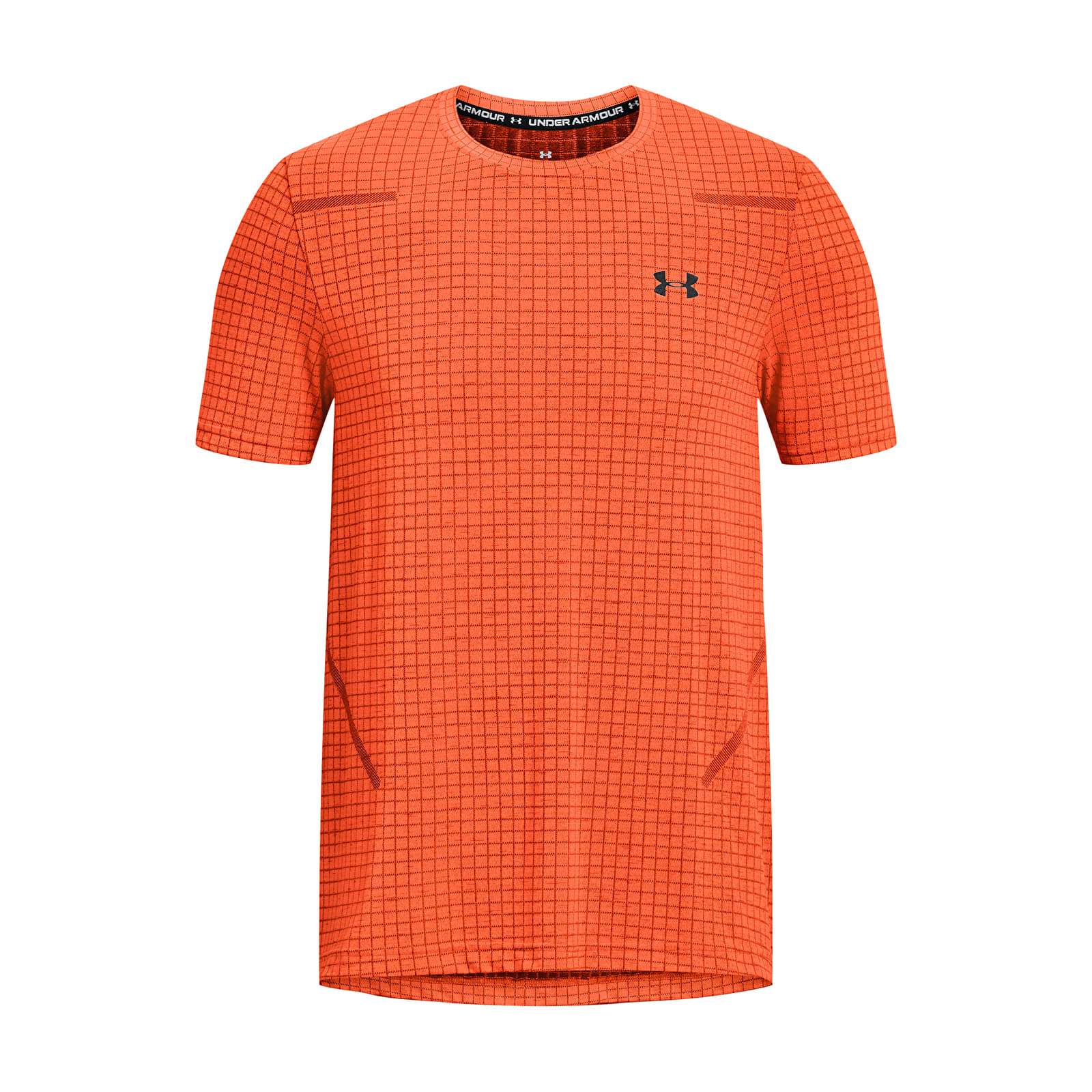 Camisetas Under Armour Seamless Grid Ss Orange