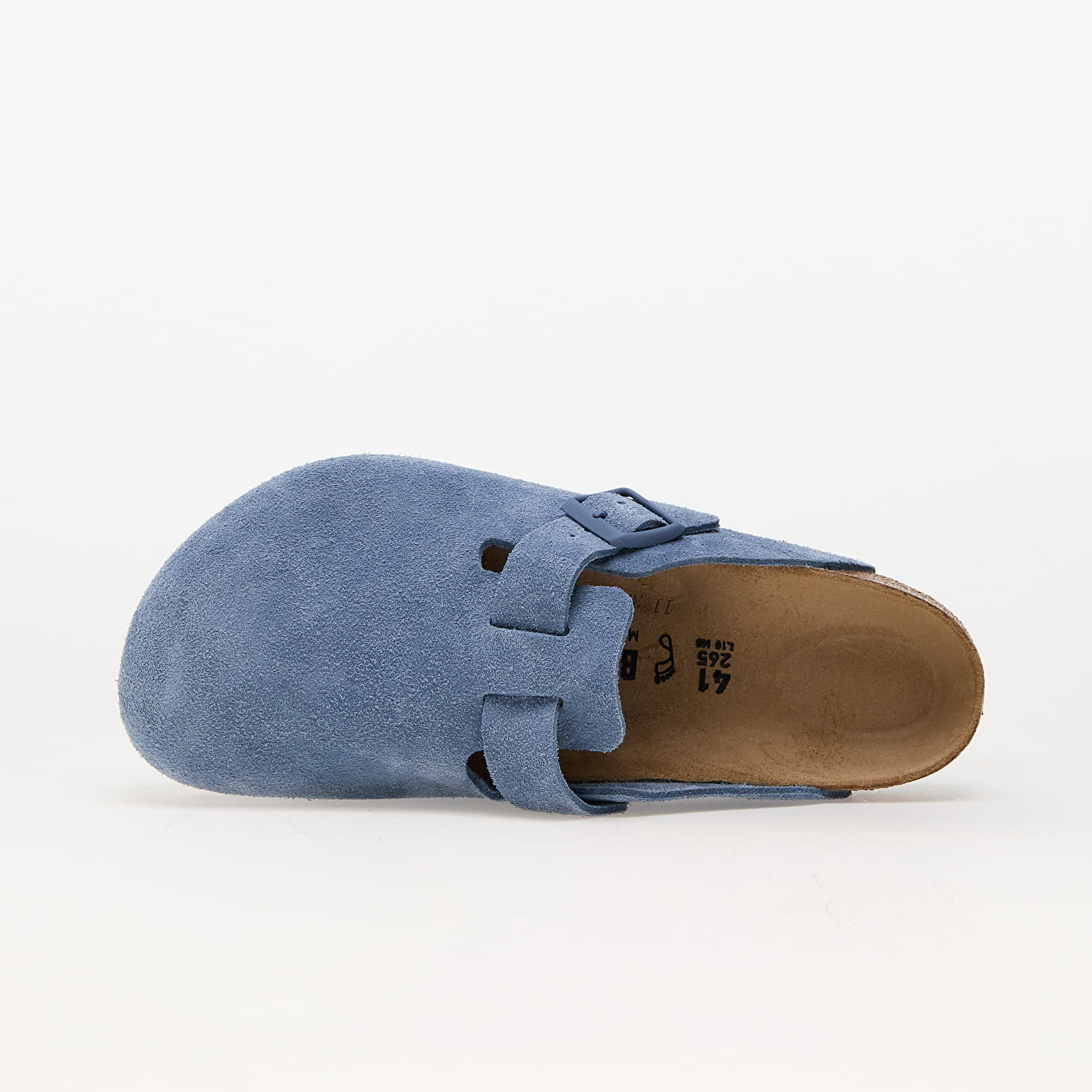 Miesten lenkkarit ja kengät Birkenstock Boston Birko-Floor Soft Suede Leather Elemental Blue