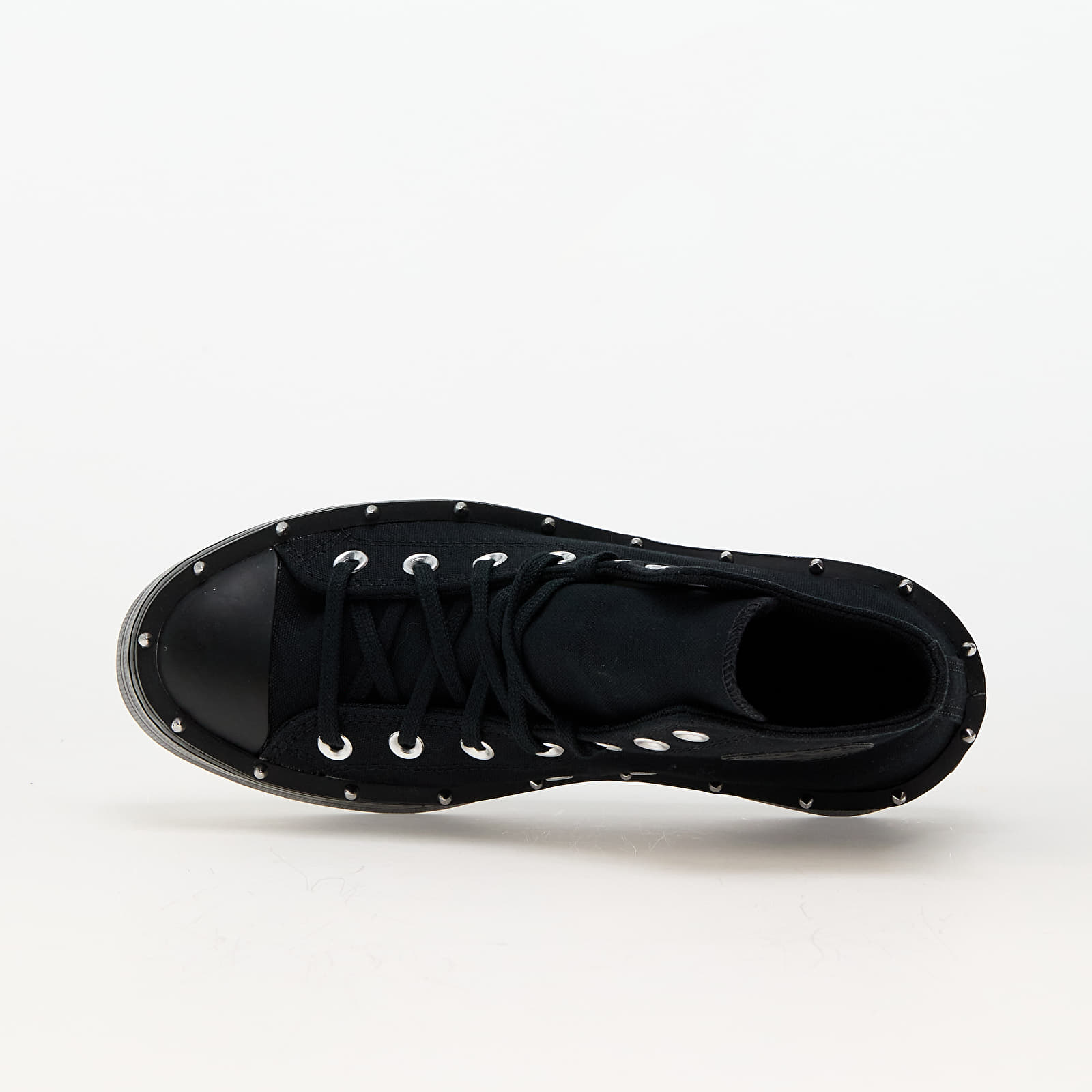 Sneakers und Schuhe fur Frauen Converse Chuck Taylor All Star Modern Lift Platform Studded Black Black Black Queens