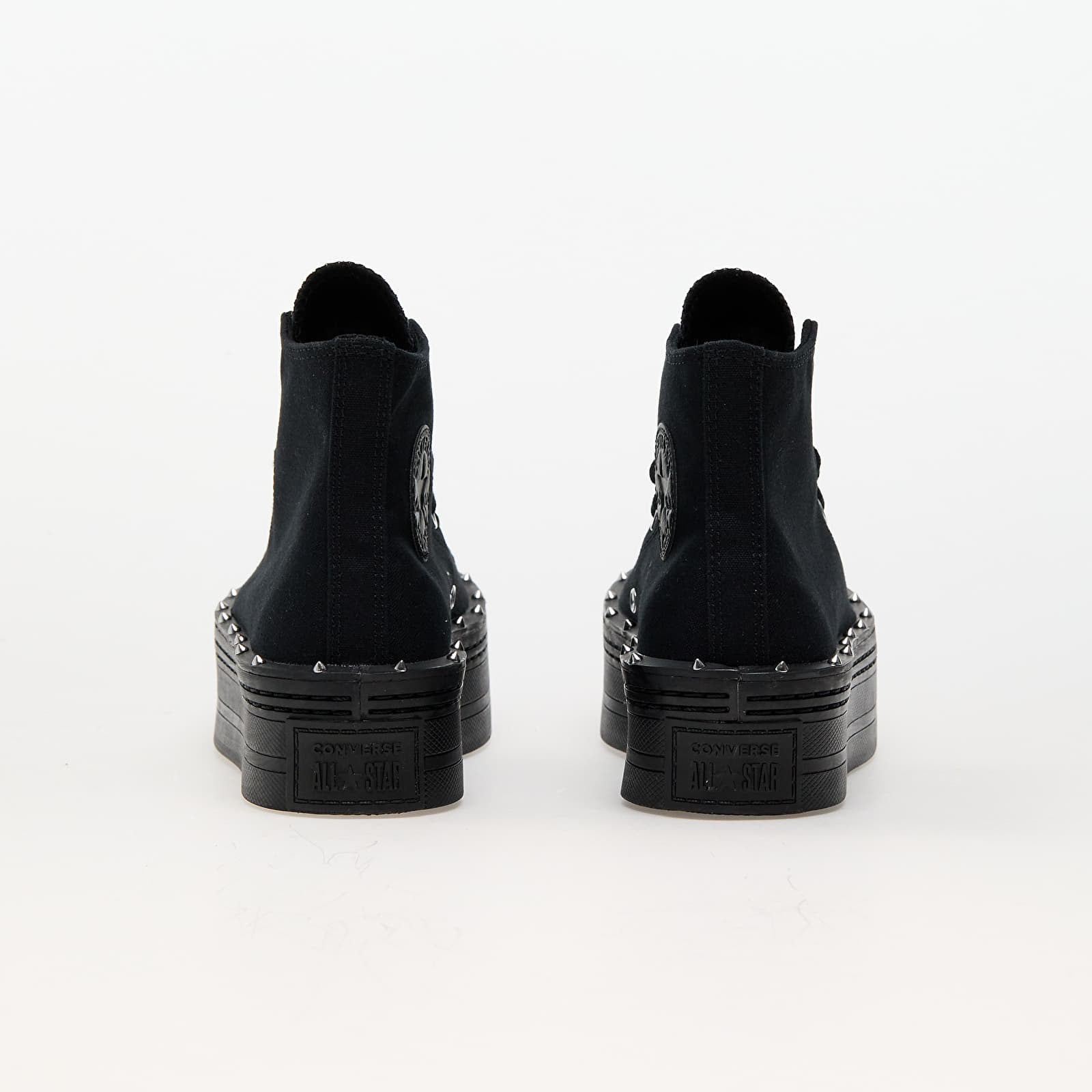 Women s sneakers and shoes Converse Chuck Taylor All Star Modern Lift Platform Studded Black Black Black Queens