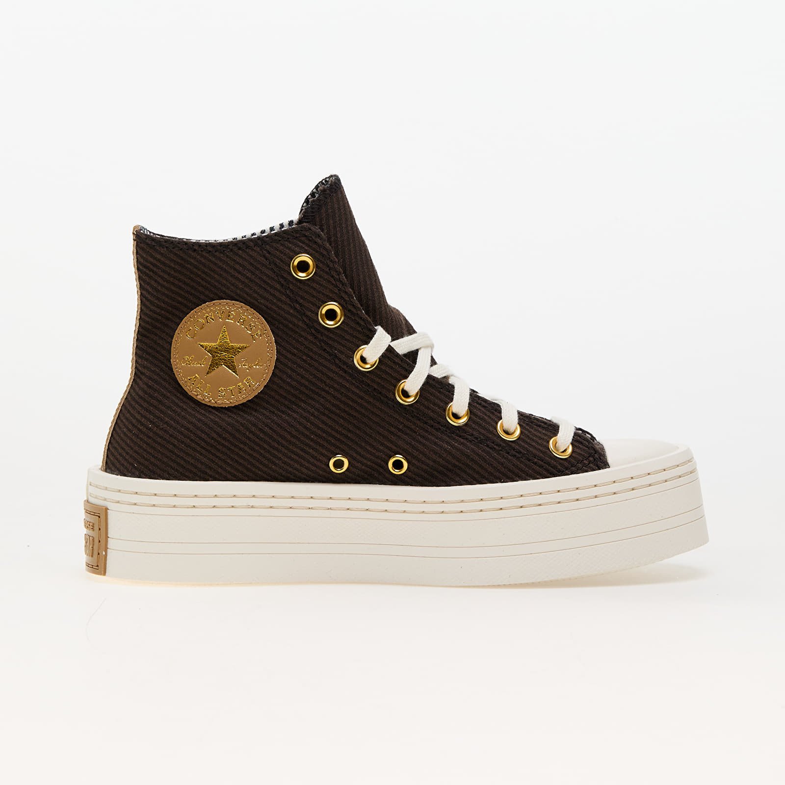 Sneakers und Schuhe für Frauen Converse Chuck Taylor All Star Modern Lift Platform Corduroy Fresh Brew/ Trek Tan/ Egret