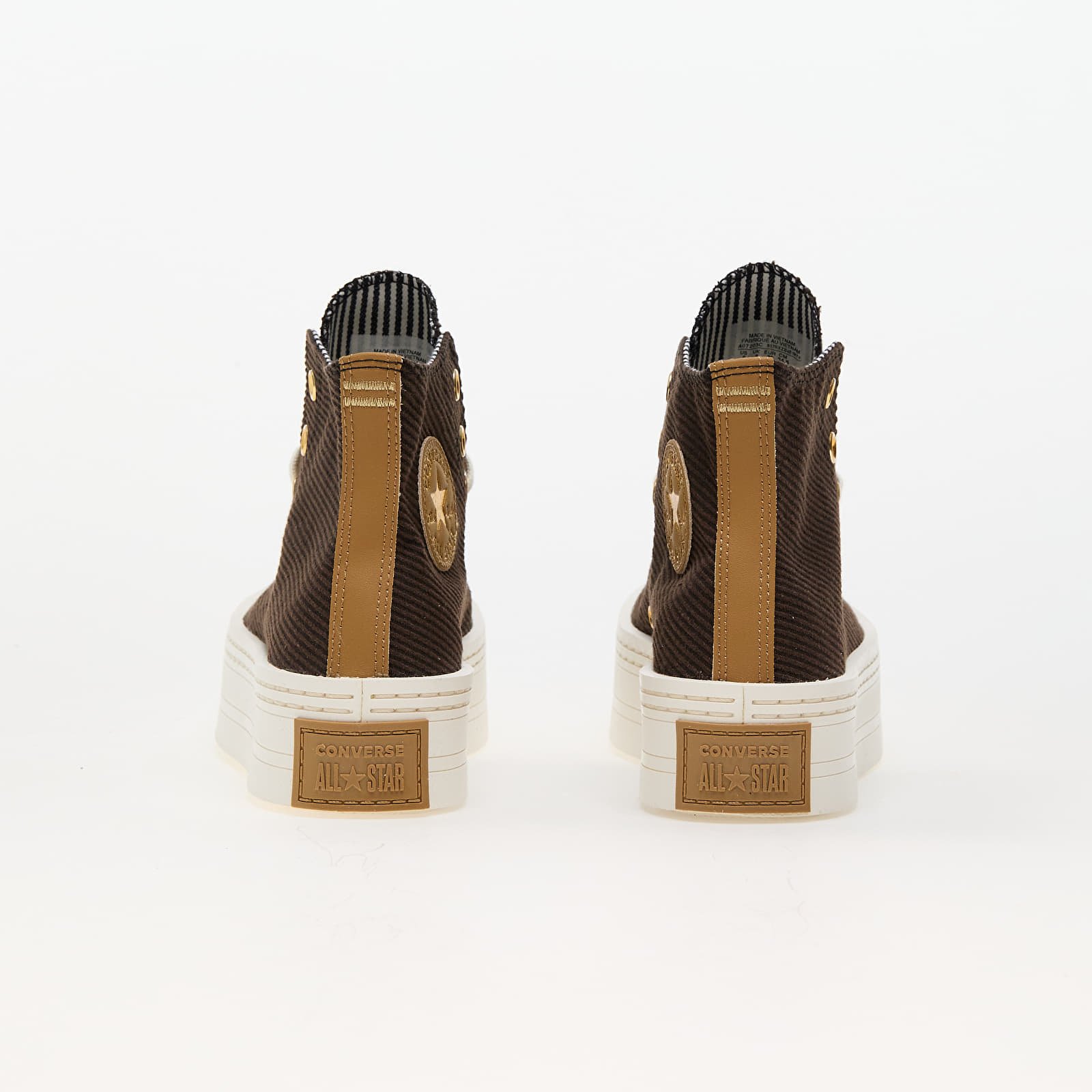 Sneakers und Schuhe für Frauen Converse Chuck Taylor All Star Modern Lift Platform Corduroy Fresh Brew/ Trek Tan/ Egret