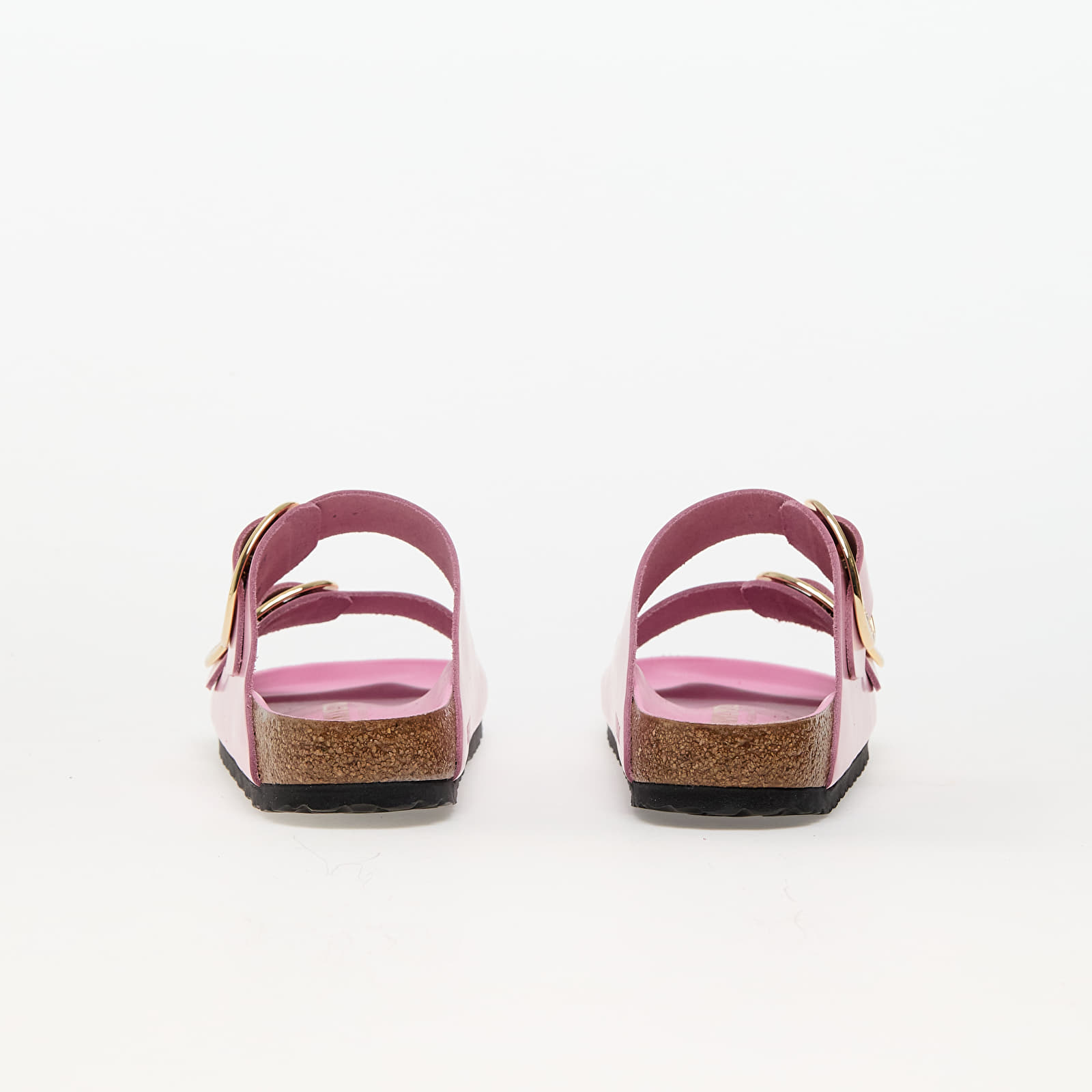 Dámské tenisky a boty Birkenstock Arizona Big Buckle Natural Leather Patent High-Shine Fondant Pink