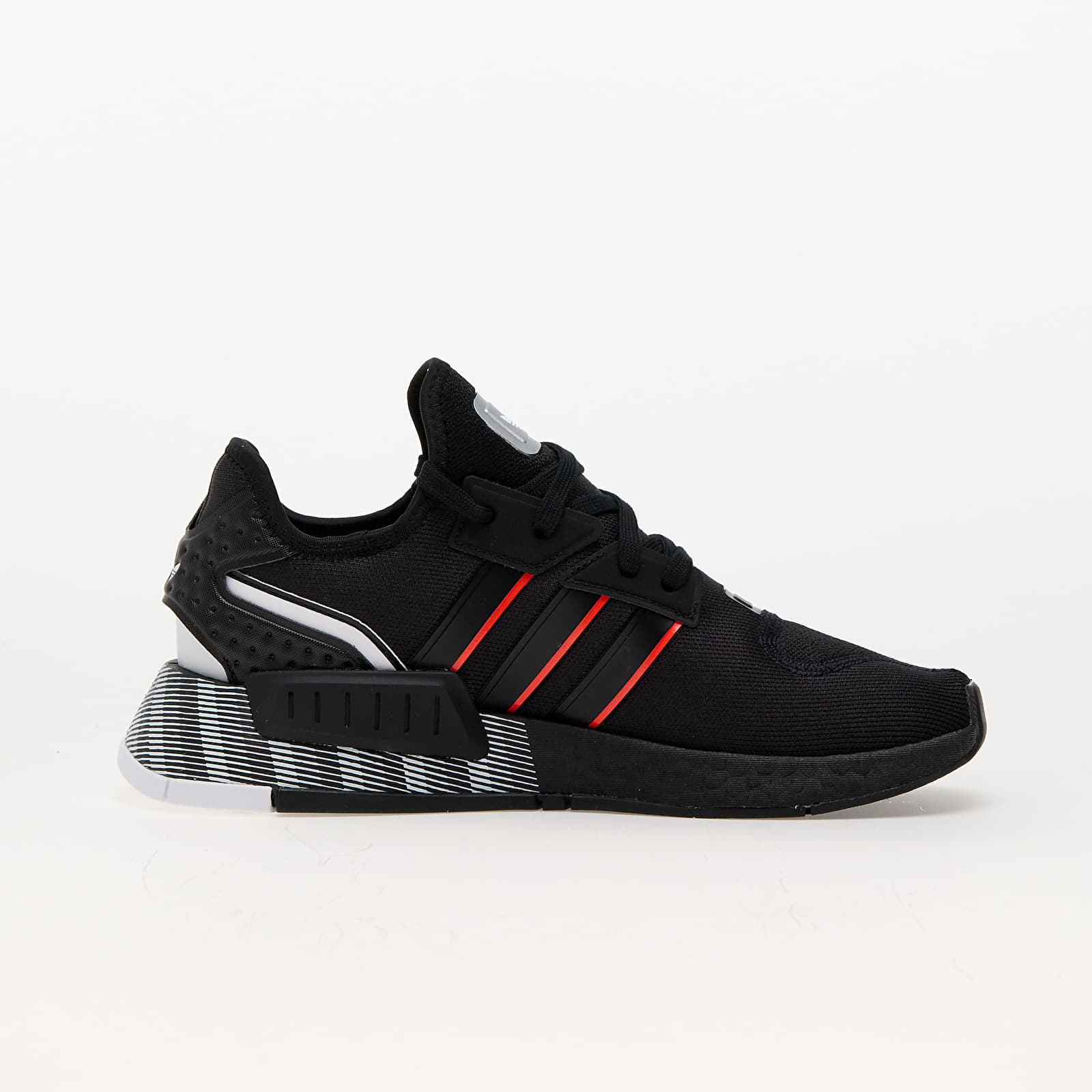 Adidas shoes nmd r1 black and red cheap