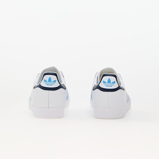 adidas Gazelle Ftw White/ Semi Blue Burst/ Night Indigo | Queens