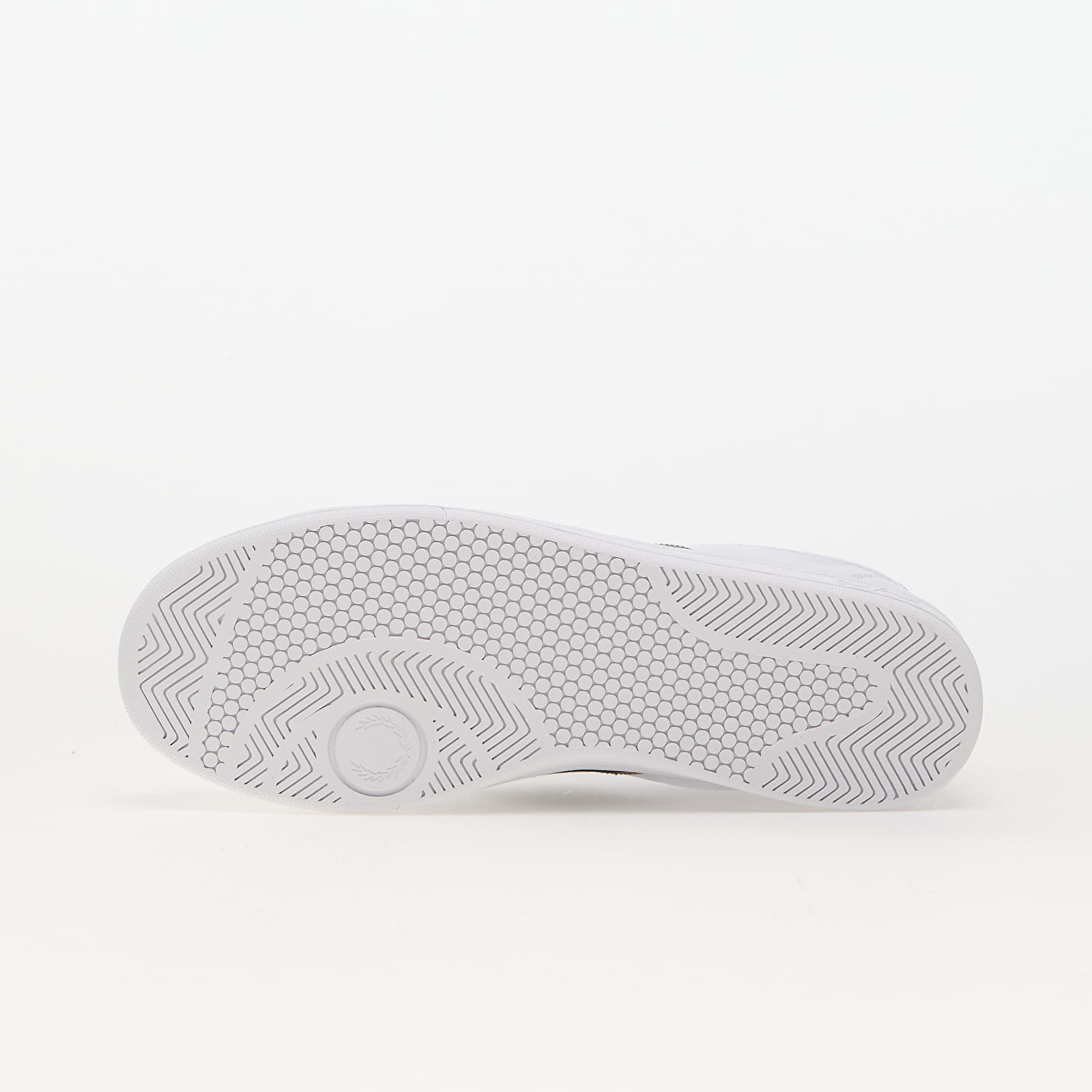 Men's sneakers and shoes FRED PERRY B721 Leather/Branded Webbing White/ Warm Grey