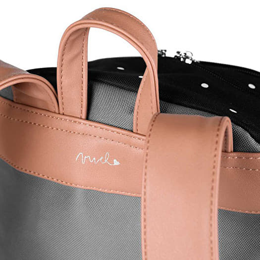 Pink Guess 81 Backpack Backpacks Vuch Zane Brown/ Black Queens