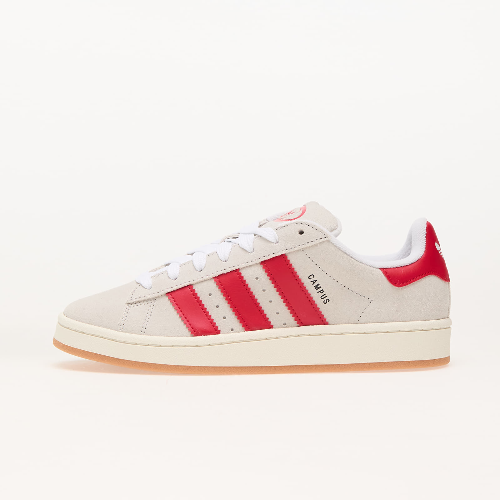 Women's sneakers and shoes adidas Campus 00s W Crystal White/ Better Scarlet/ Off White