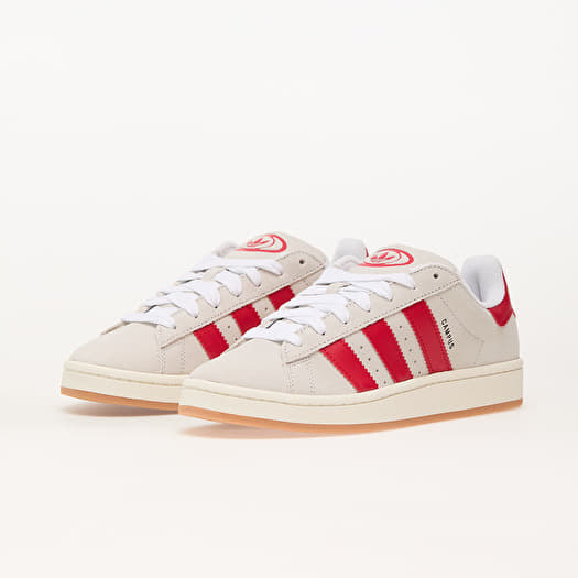 Sneakers und Schuhe fur Frauen adidas Campus 00s W Crystal White Better Scarlet Off White Queens