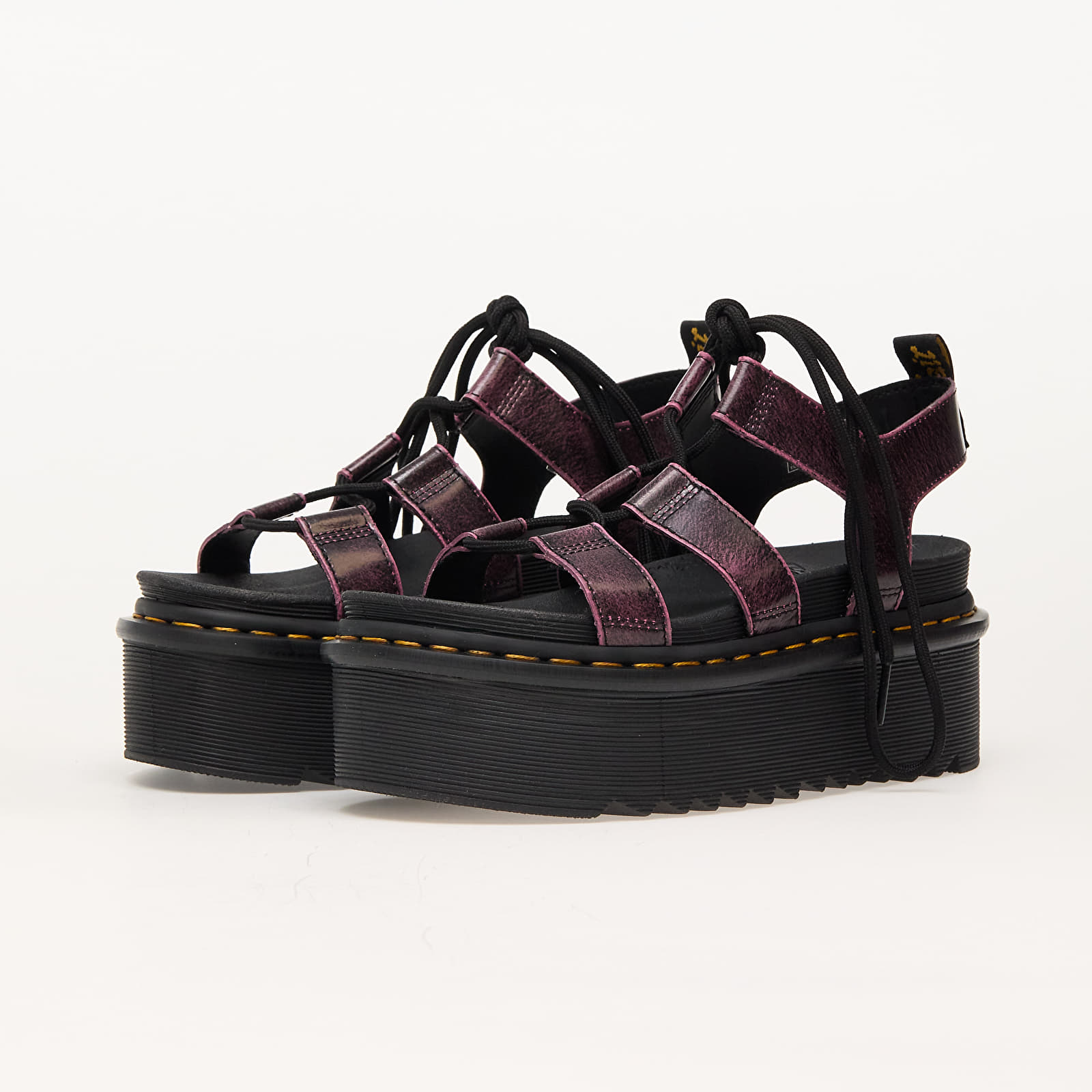 Zapatillas mujer Dr. Martens Nartilla Xl Black/ Fondant Pink Two Tone Rub Off