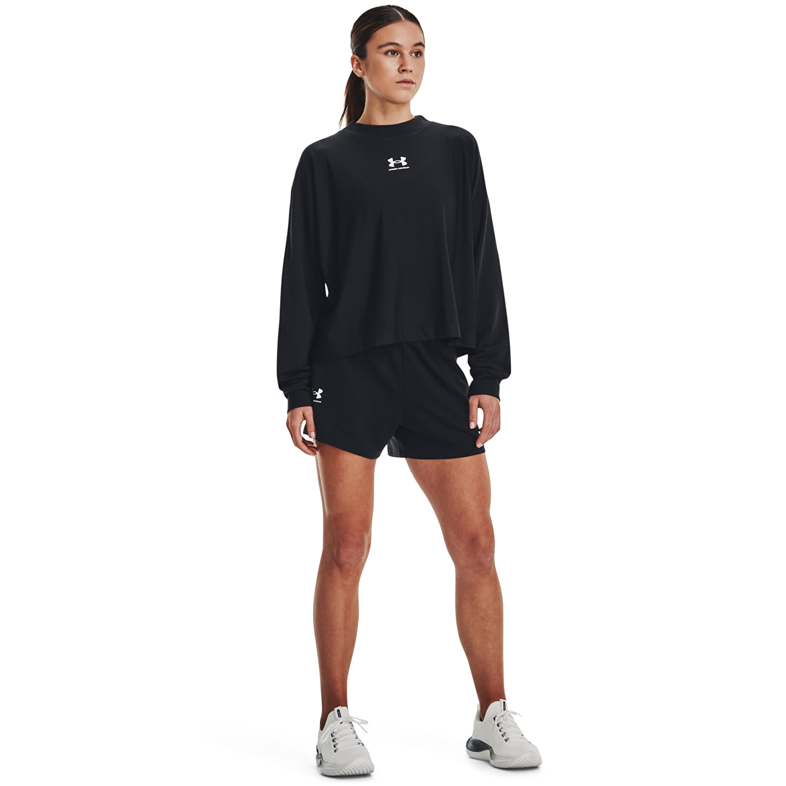 Hoodies and sweatshirts  Under Armour Rival Terry Oversized Crw Black
