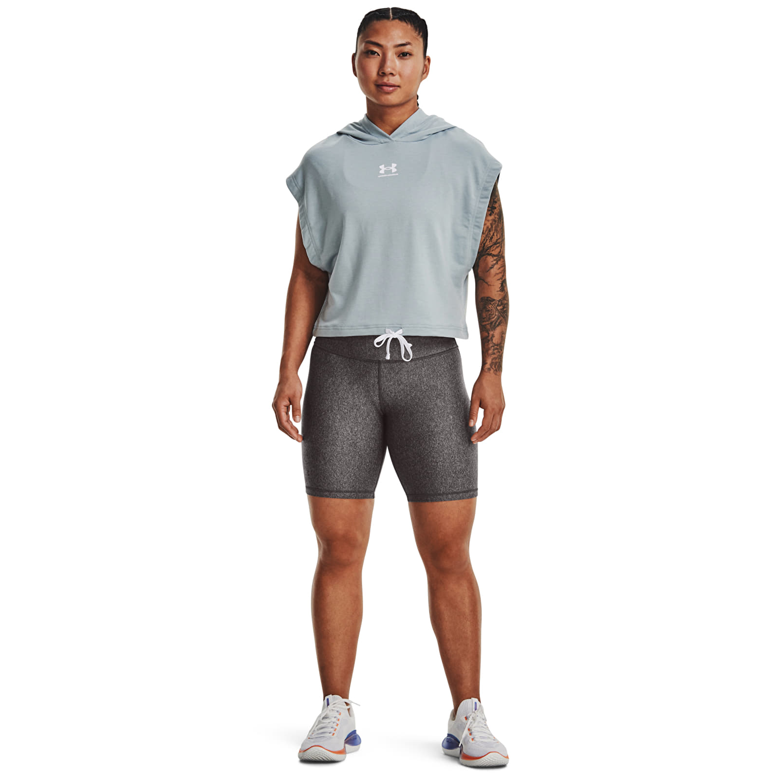 Sudaderas Under Armour Rival Terry Ss Hoodie Blue