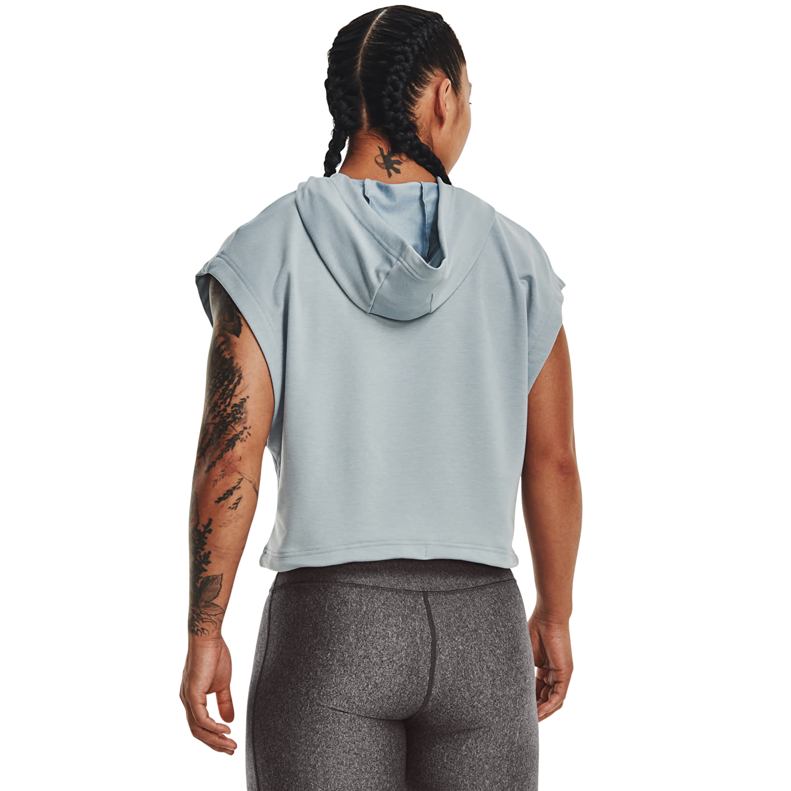 Sudaderas Under Armour Rival Terry Ss Hoodie Blue