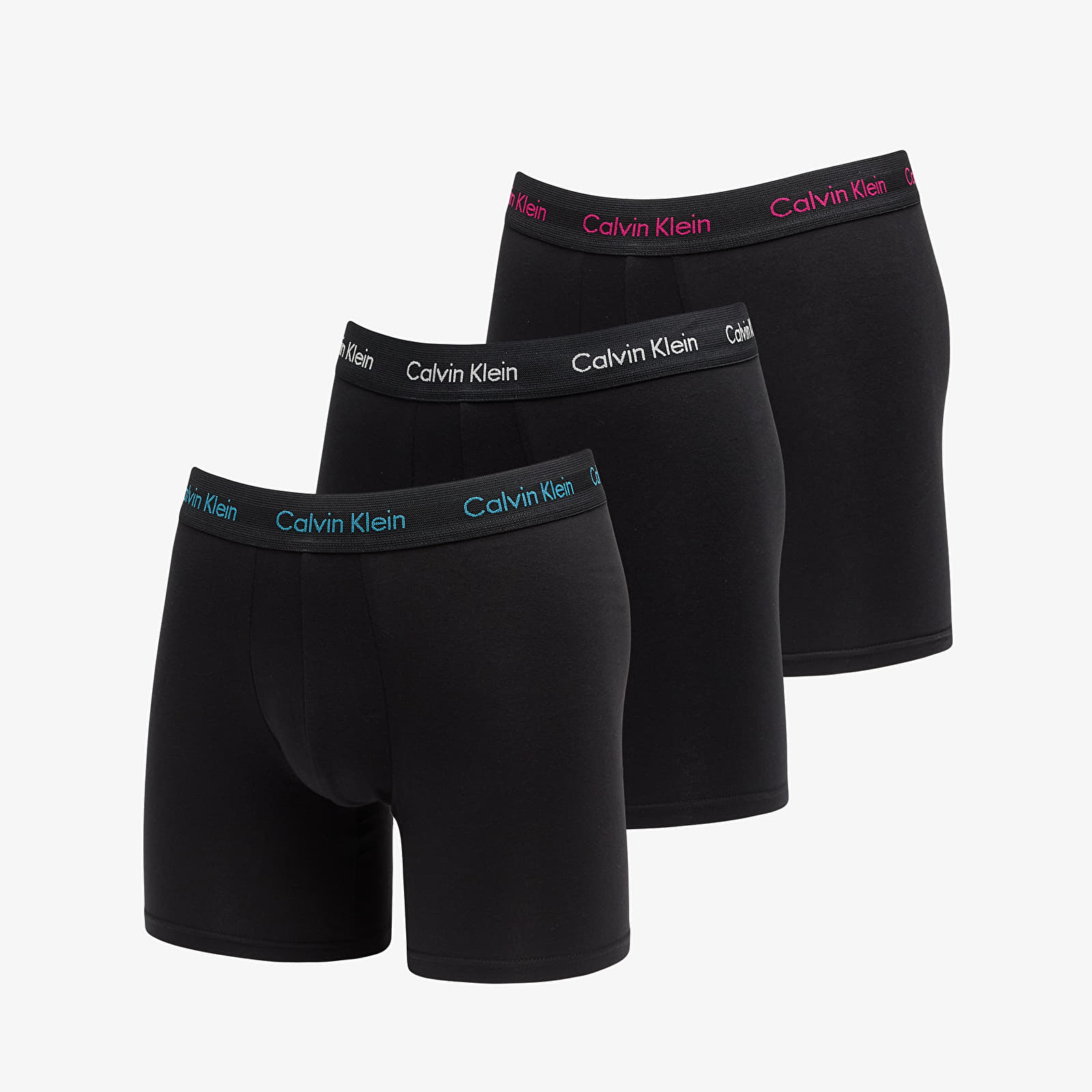 Boxershorts Calvin Klein Cotton Stretch Classic Fit Boxer Brief 3-Pack Black