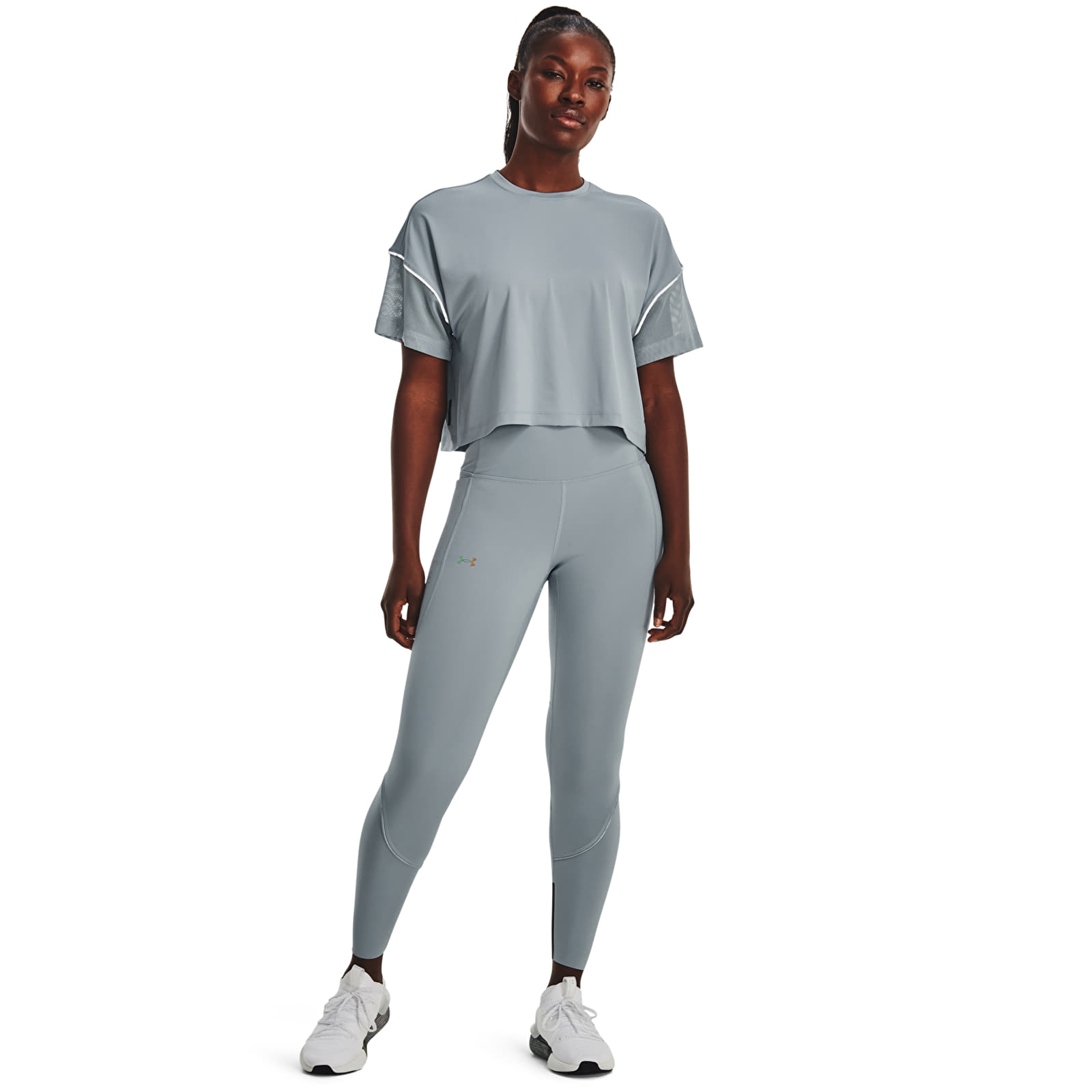 Säärised Under Armour Sf Rush Ank Leg Perf Blue