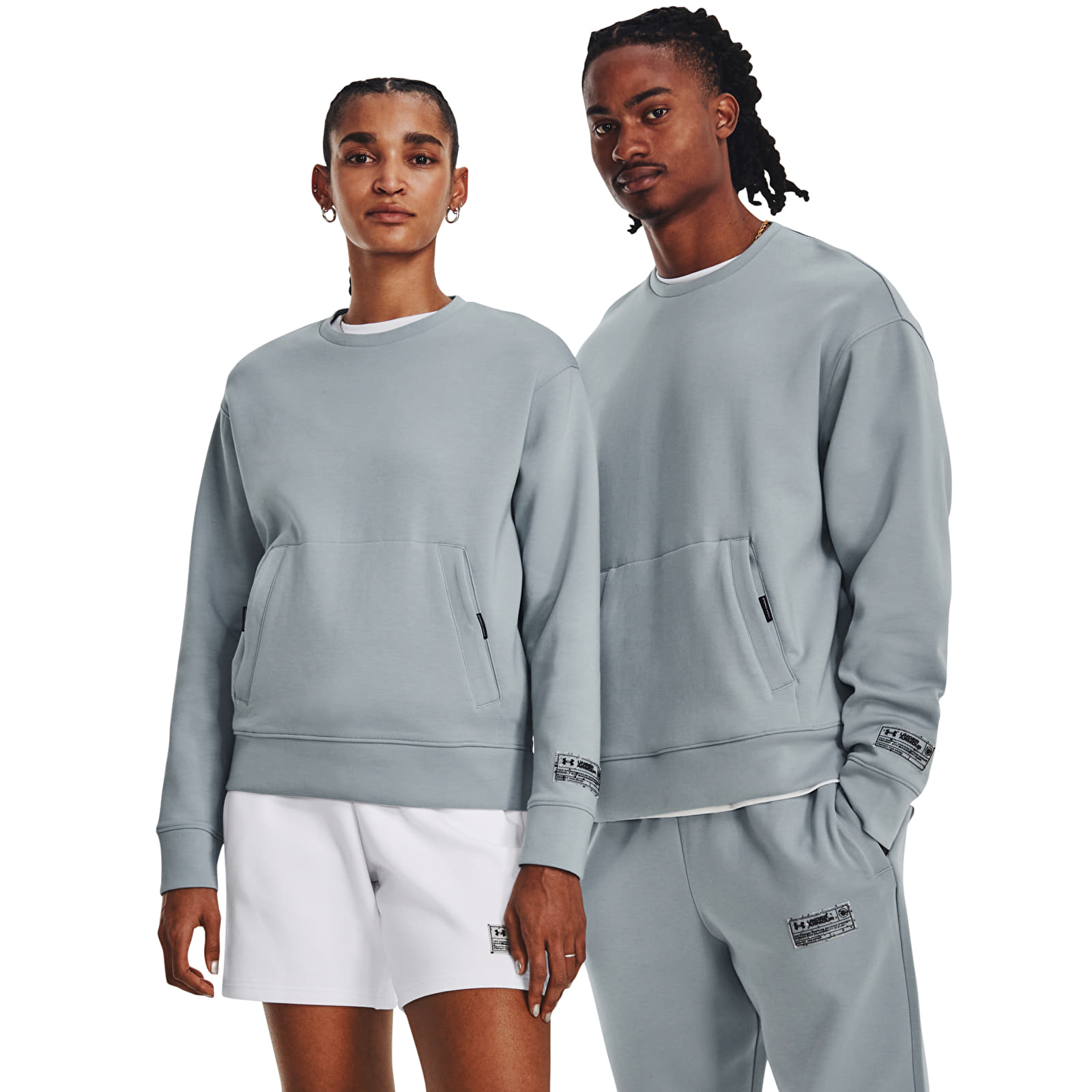 Hoodies and sweatshirts  Under Armour Summit Knit Crew Blue