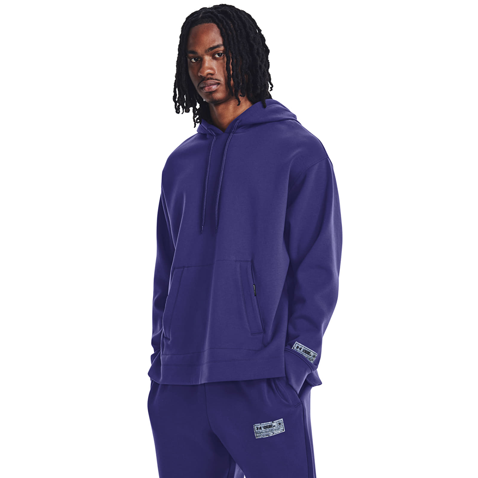 Hupparit ja collegepaidat Under Armour Summit Knit Hoodie Blue