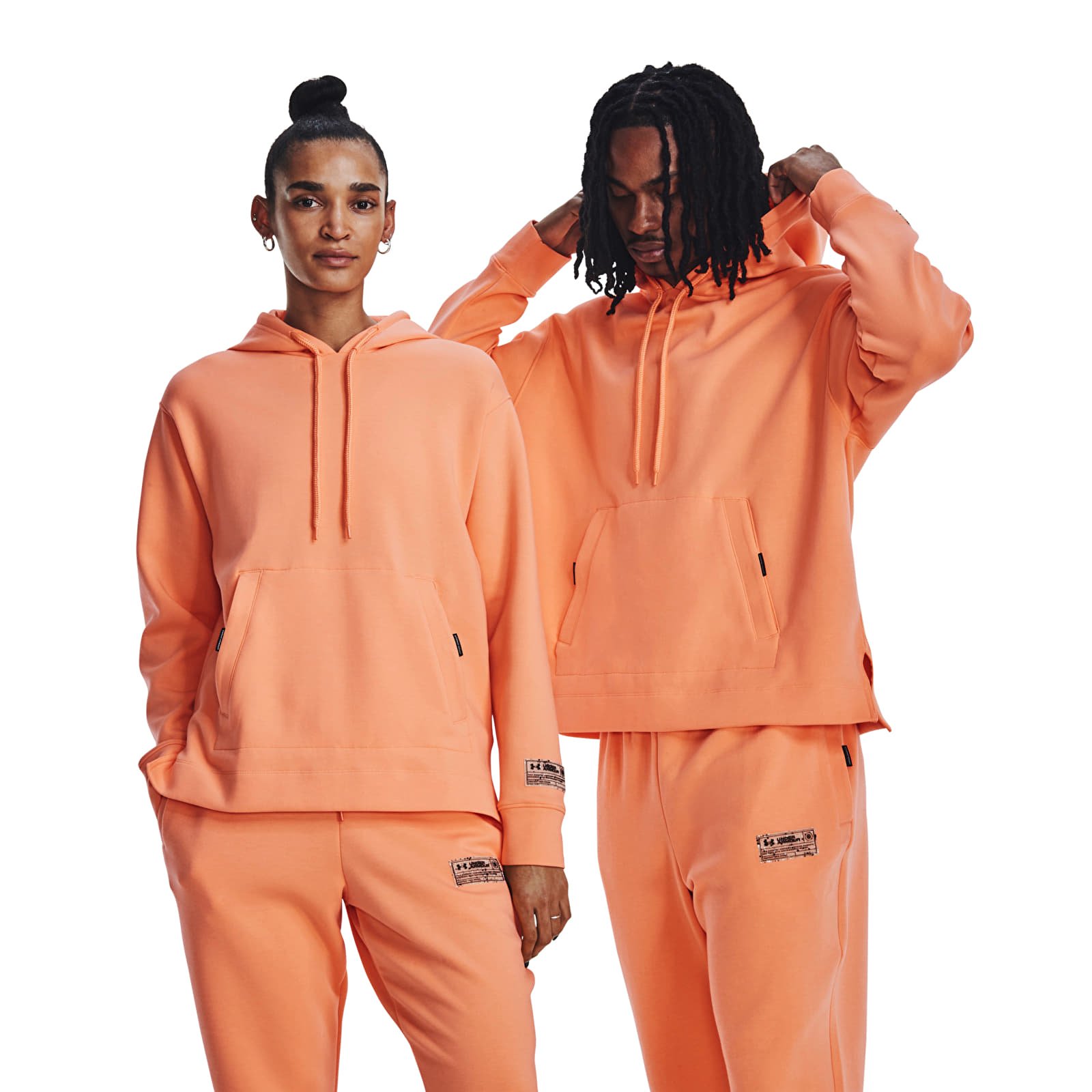 Толстовки та реглани Under Armour Summit Knit Hoodie Orange