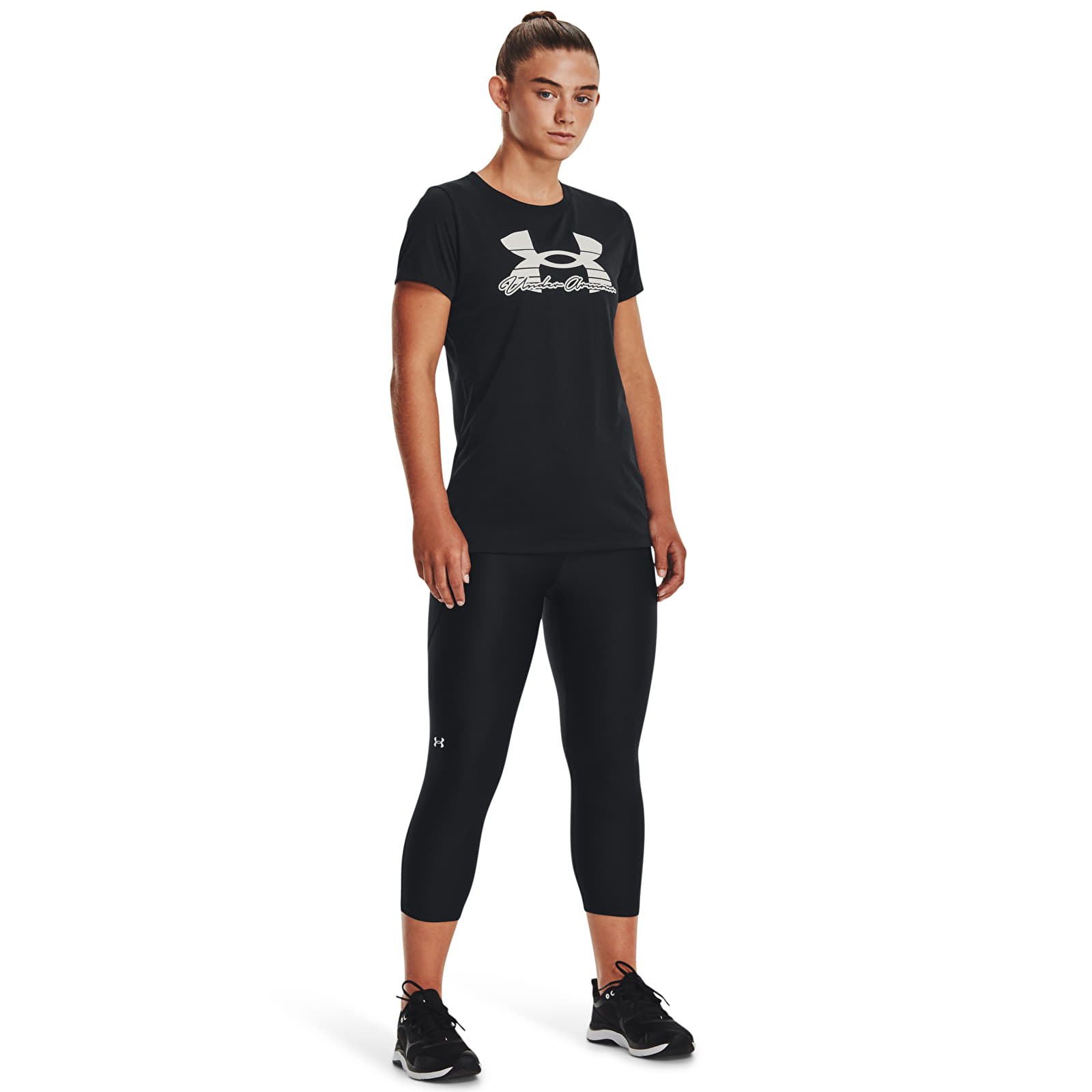 majice kratkih rukava Under Armour Tech Solid Script Ssc Black