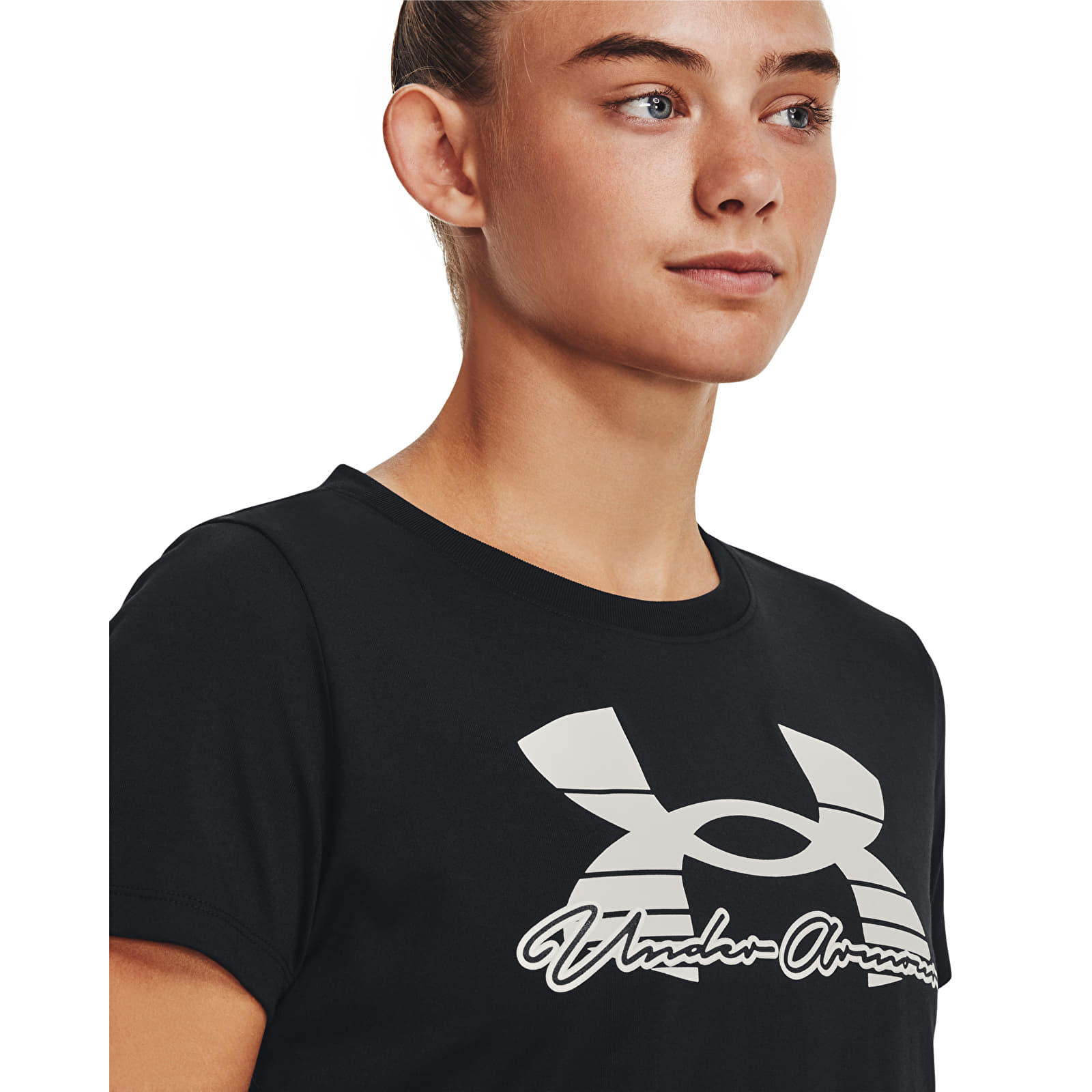 majice kratkih rukava Under Armour Tech Solid Script Ssc Black