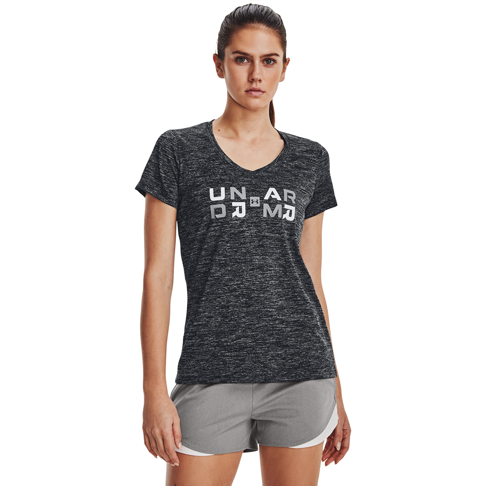 T-shirts Under Armour Tech Twist Graphic Ssv Black