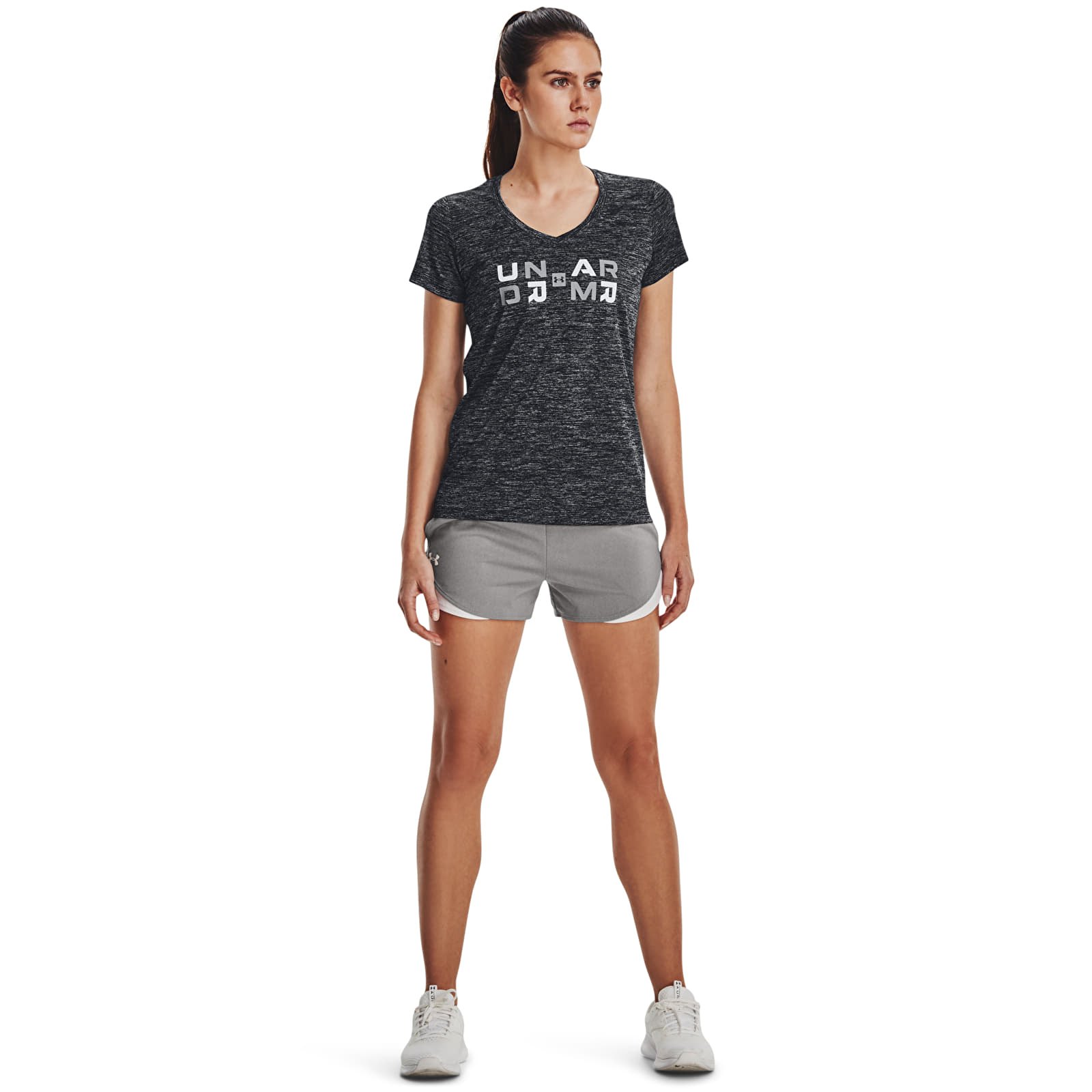 T-shirts Under Armour Tech Twist Graphic Ssv Black