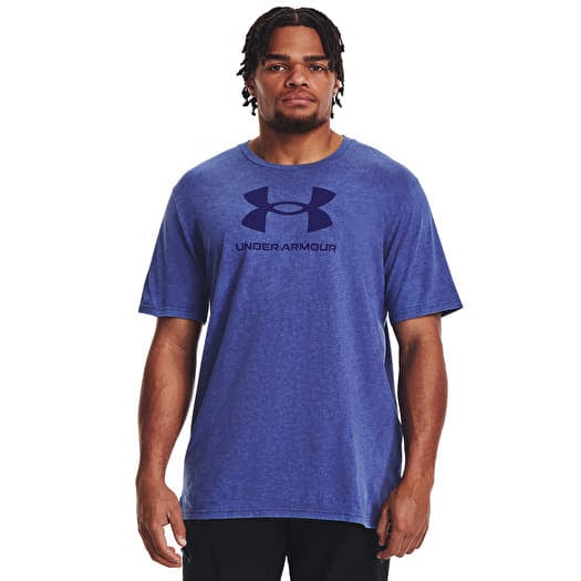 Maglietta Under Armour Wash Tonal Sportstyle Ss Blue