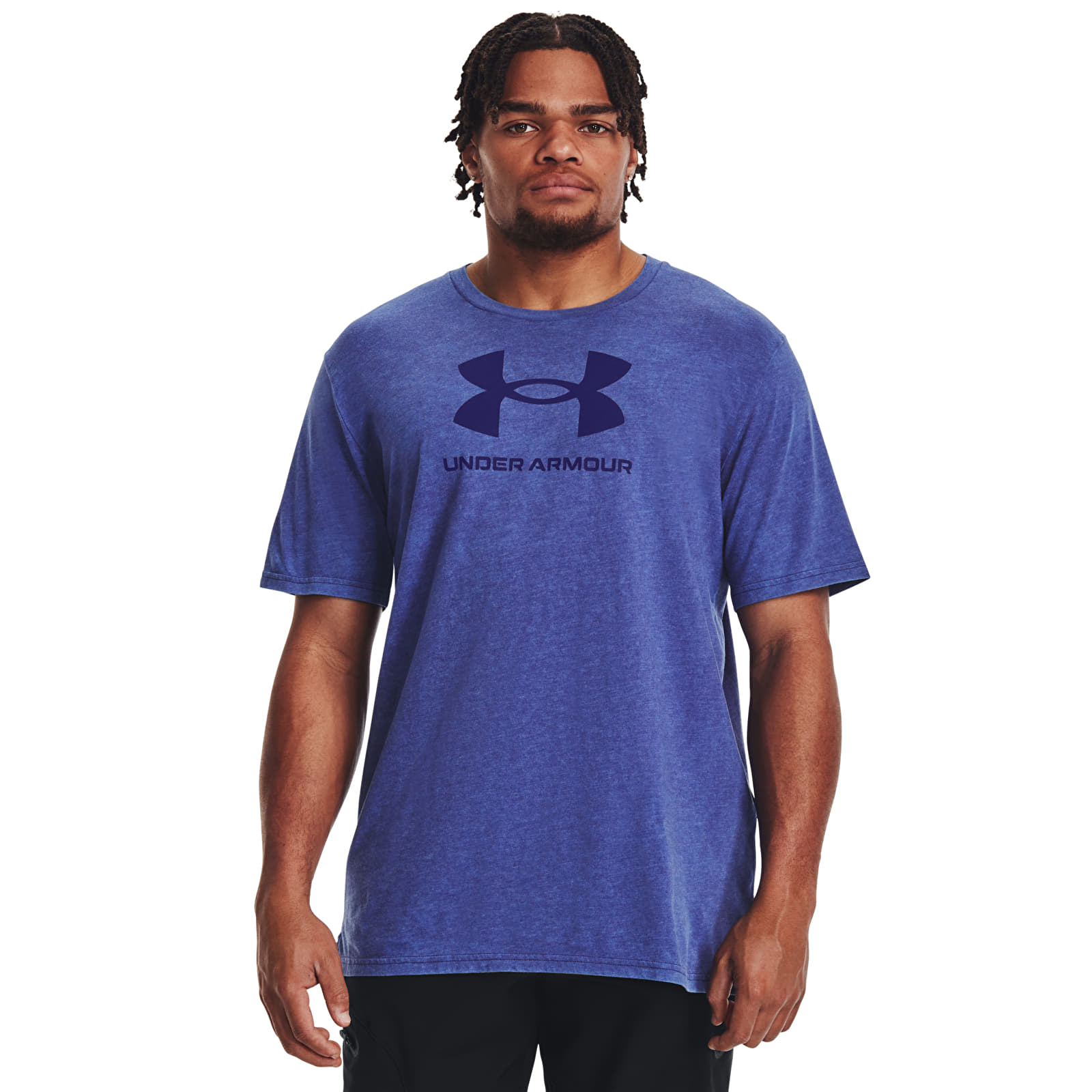 T-krekli Under Armour Wash Tonal Sportstyle Ss Blue