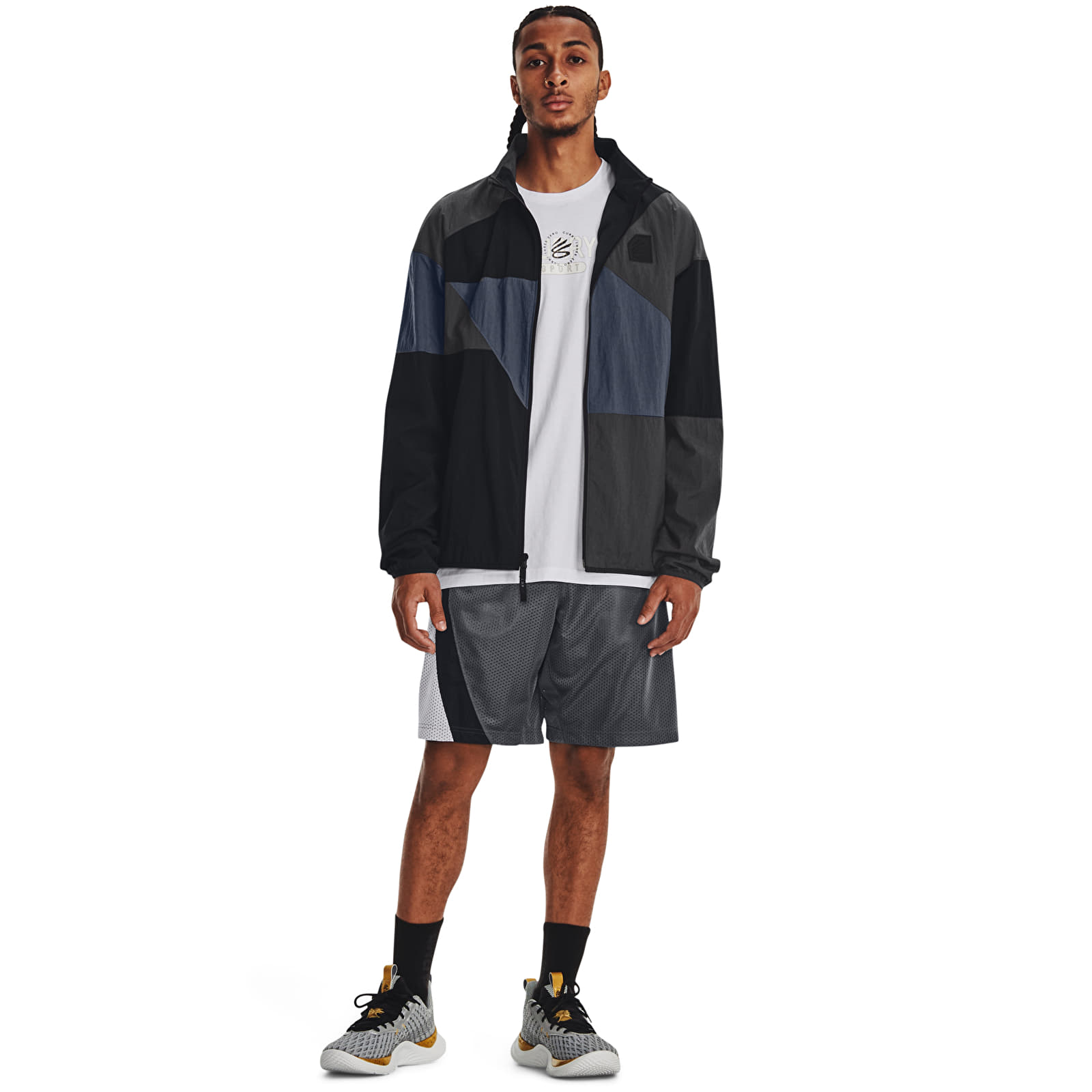 Jassen Under Armour Curry Fz Woven Jacket Black