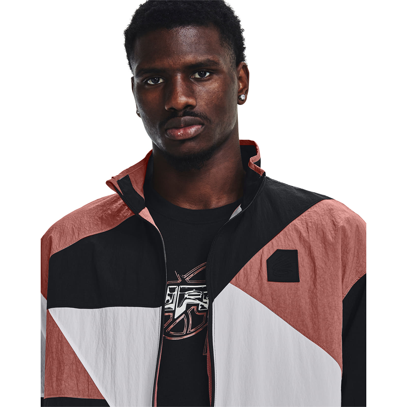 Jackets Under Armour Curry Fz Woven Jacket Red (1377304-604) | Queens