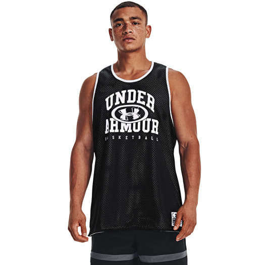 Tank tops Under Armour Baseline Reversible Jsy Black Queens