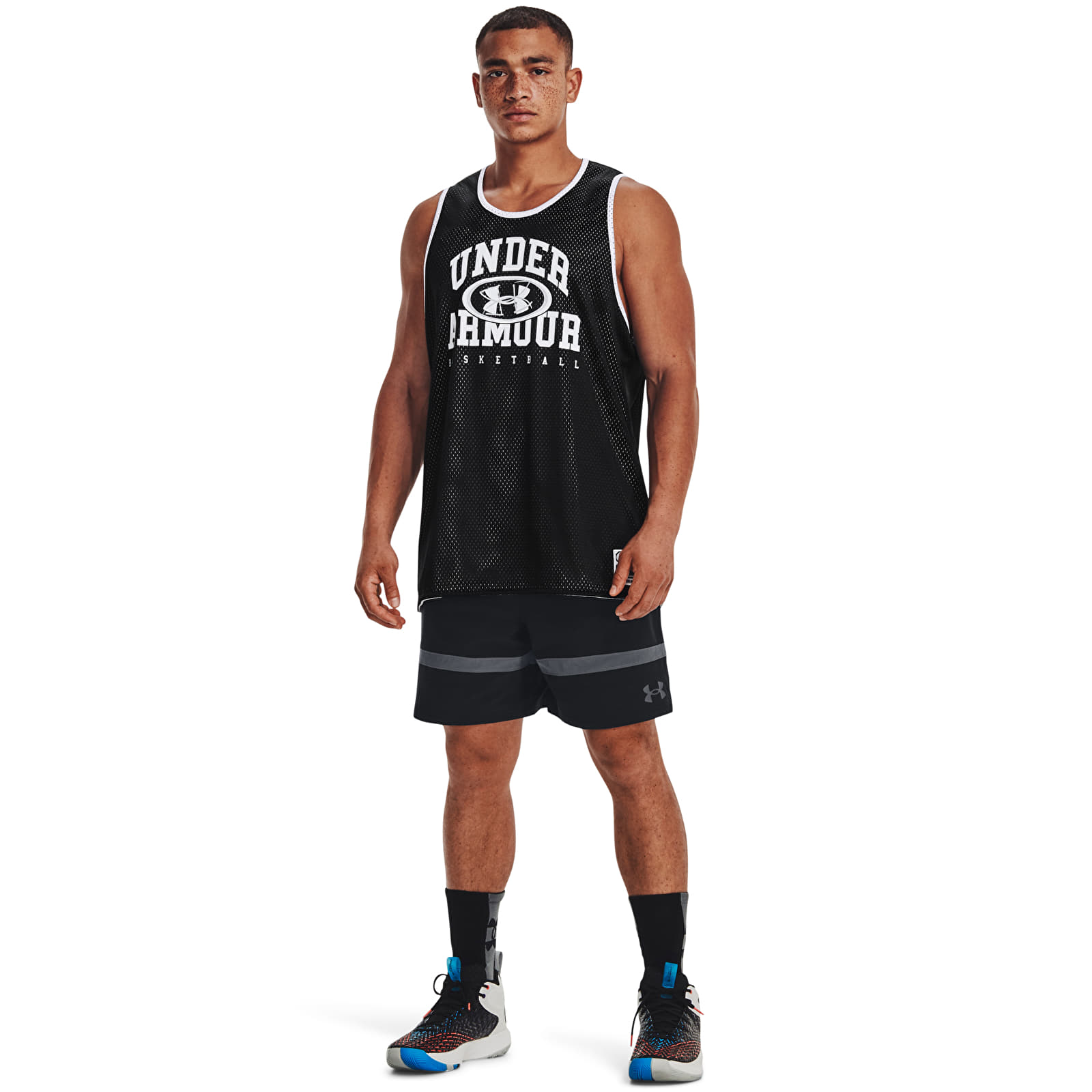 Tank tops Under Armour Baseline Reversible Jsy Black