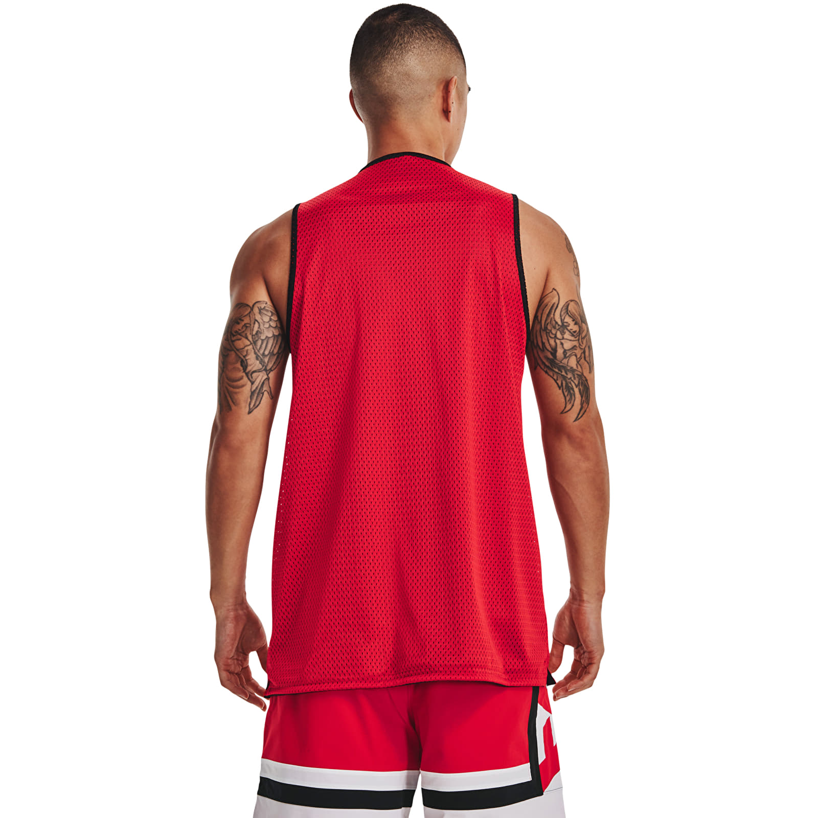 Tank topper Under Armour Baseline Reversible Jsy Red