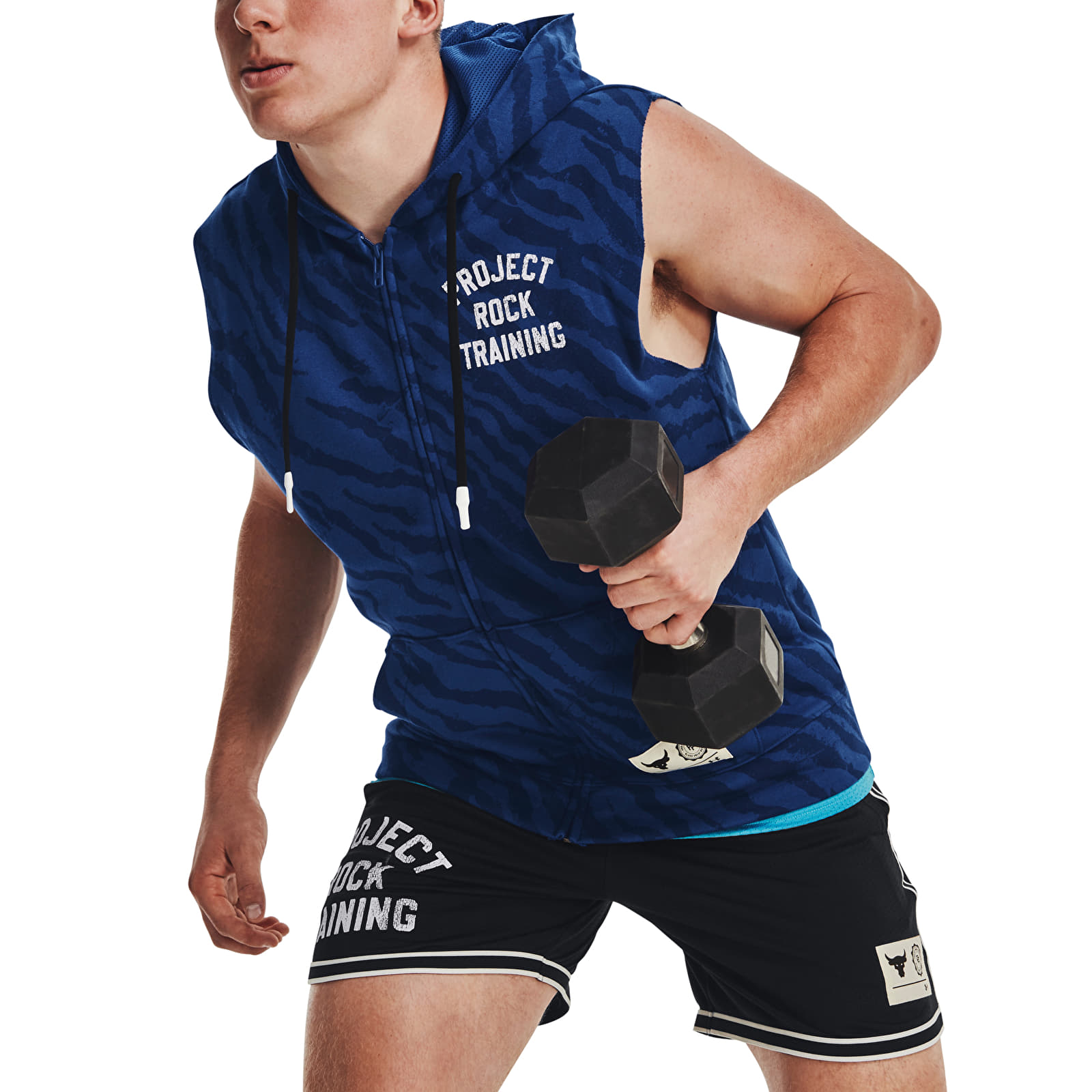Sudaderas Under Armour Project Rck Rival Pt Sl Fz Tg Blue