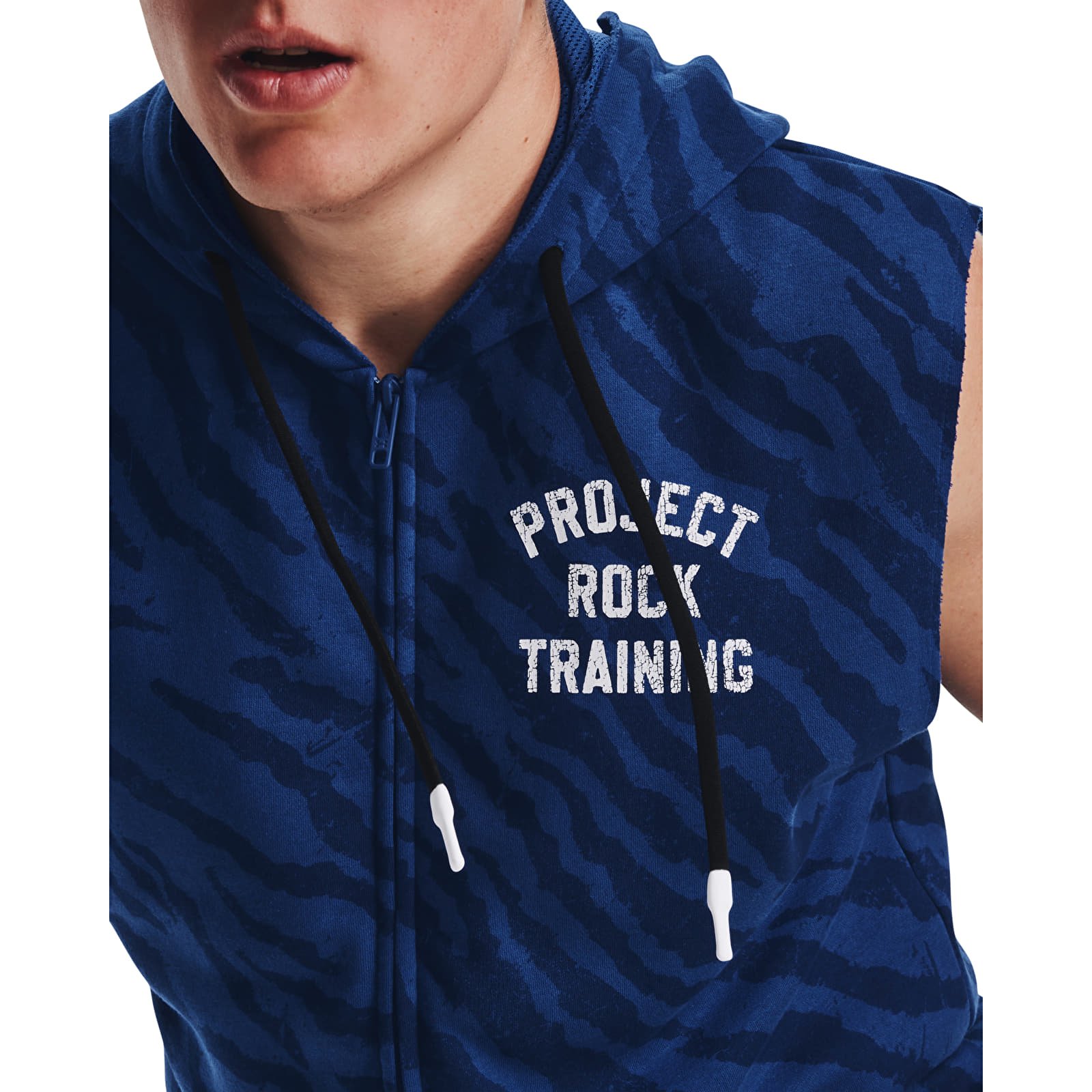 Sudaderas Under Armour Project Rck Rival Pt Sl Fz Tg Blue