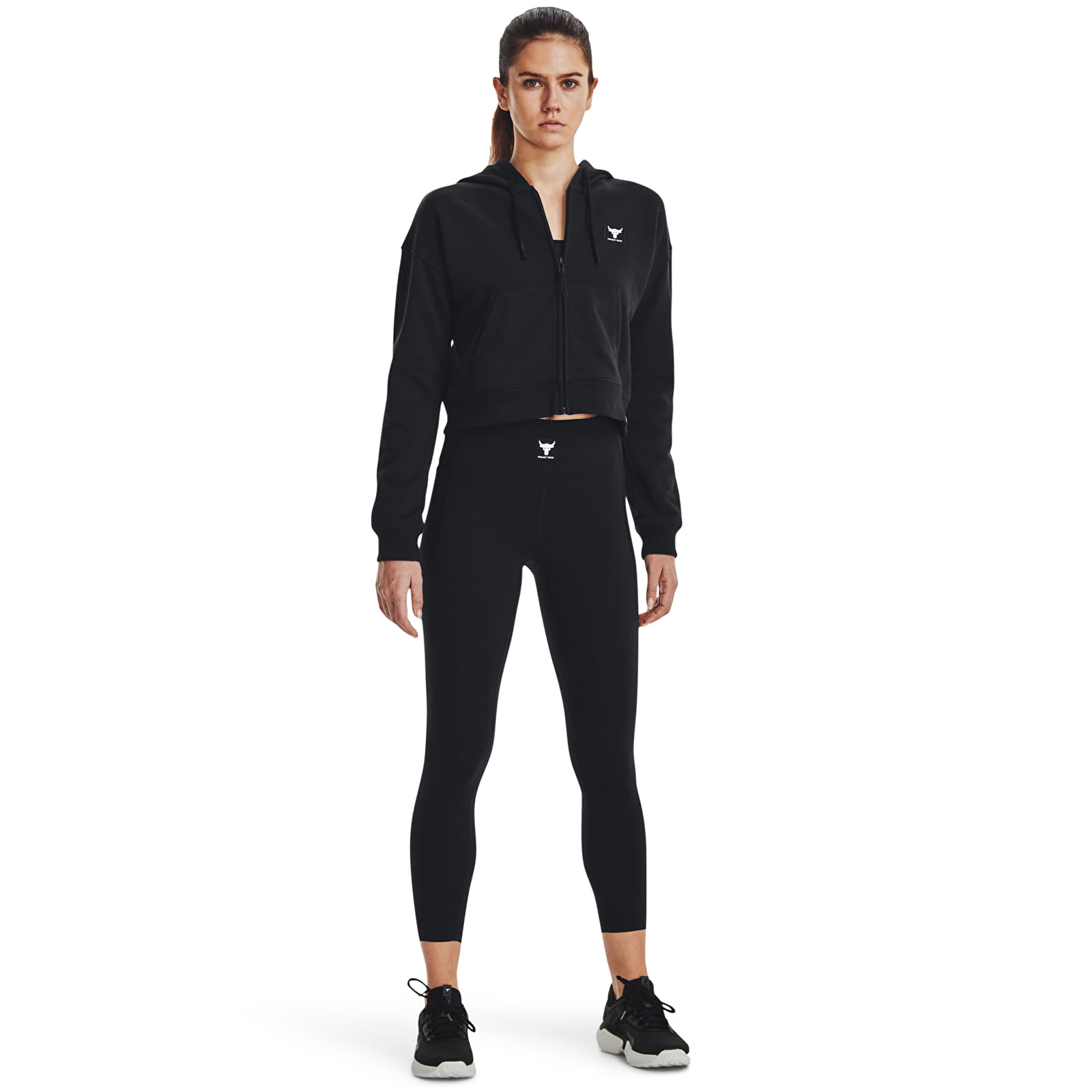 Суичърти Under Armour Project Rck Hw Terry Fz Black