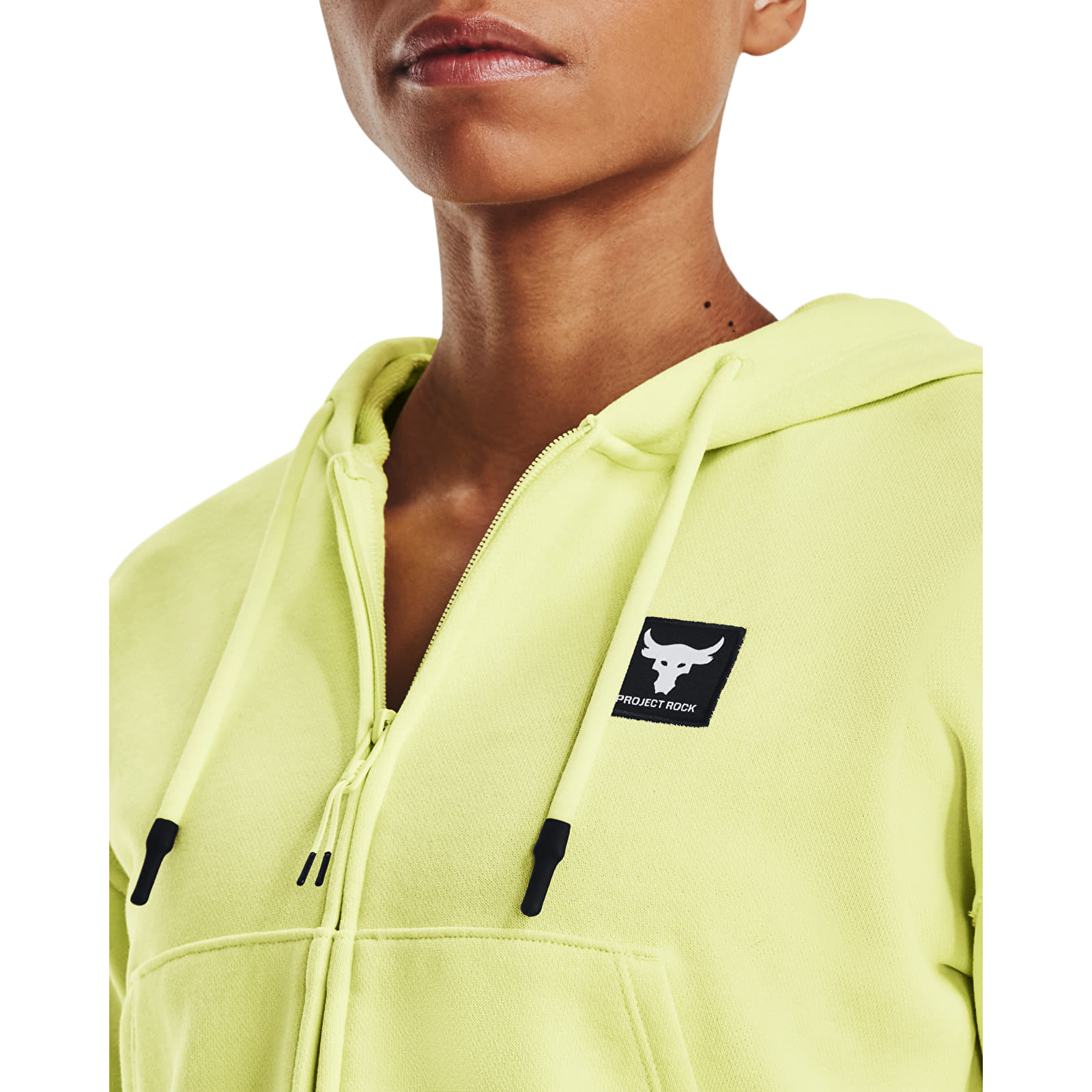 Hoodies and sweatshirts  Under Armour Project Rck Hw Terry Fz Green