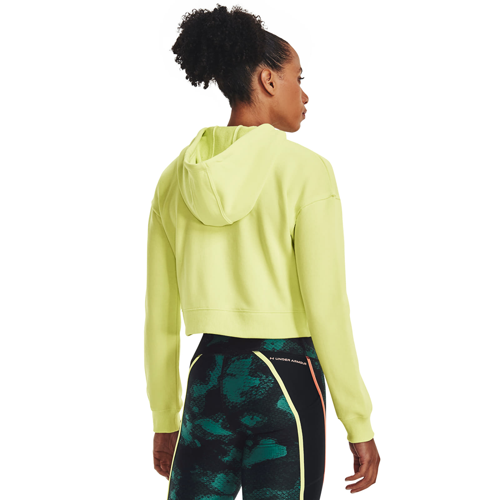 Hoodies and sweatshirts  Under Armour Project Rck Hw Terry Fz Green