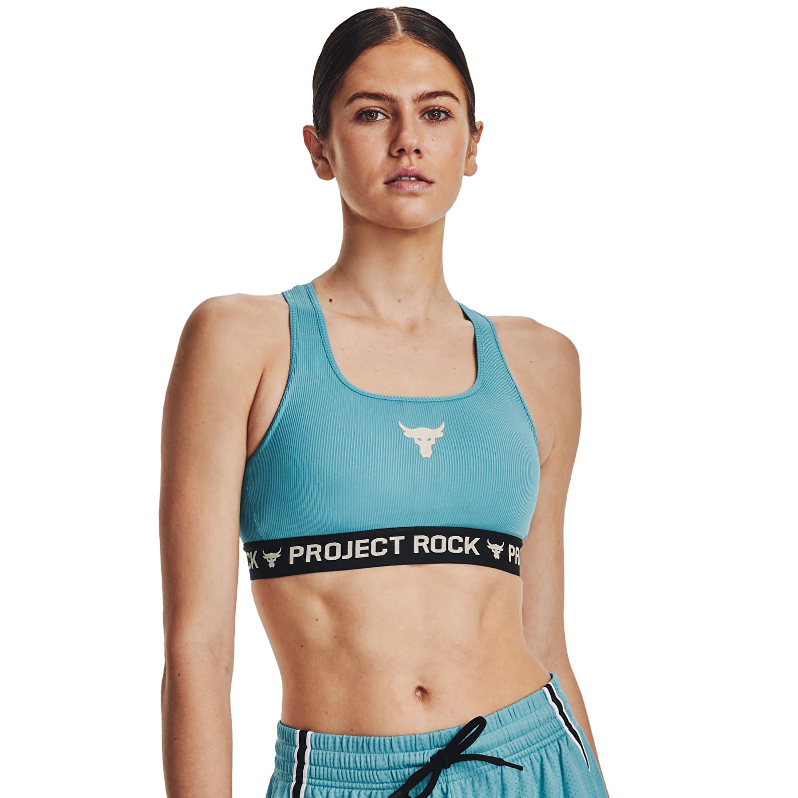 Bras Under Armour Project Rock Crsbck Bra Tg Blue