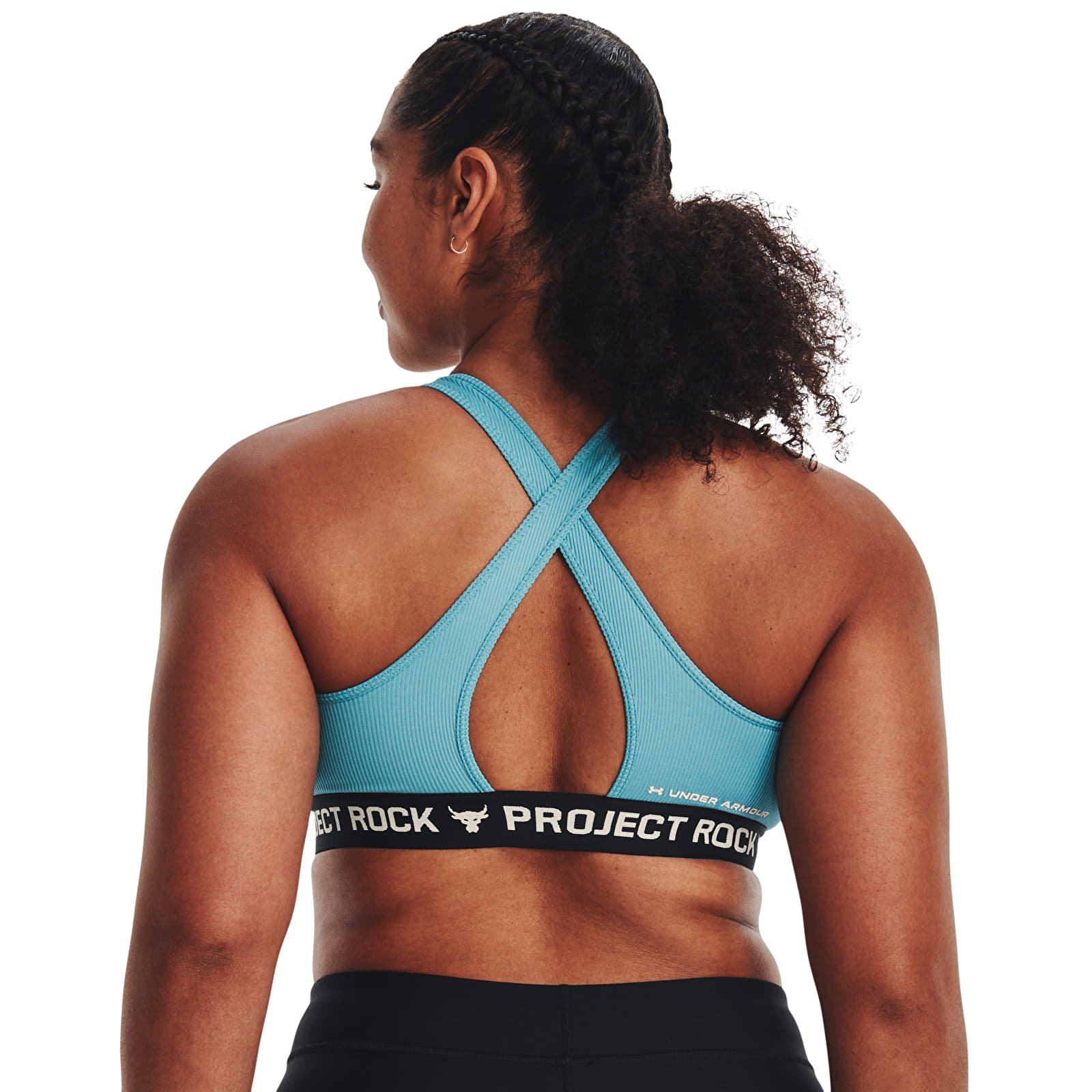 Bras Under Armour Project Rock Crsbck Bra Tg Blue